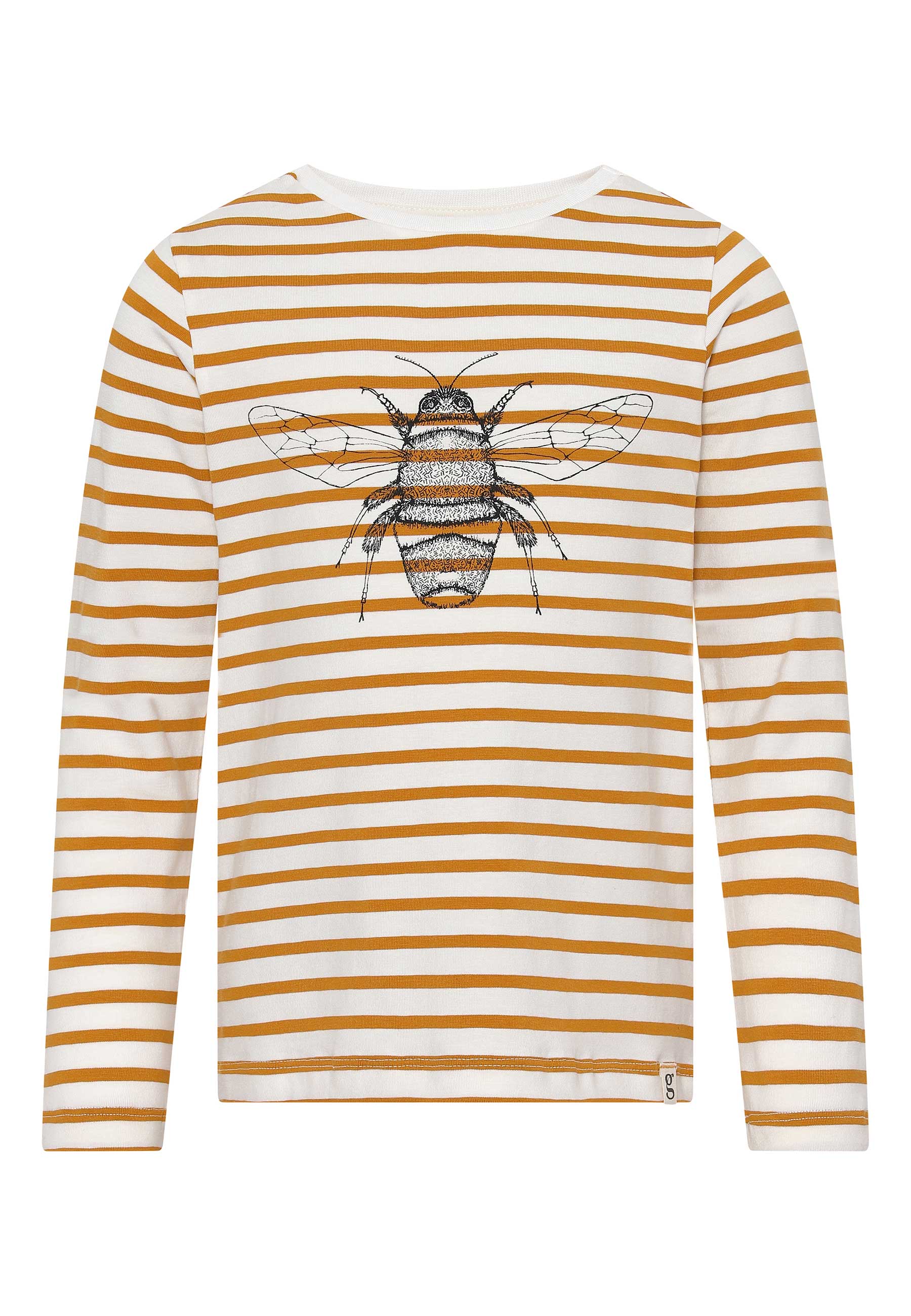 GROBUND Charlie Bluse Mini - mit goldenen Streifen und Biene
