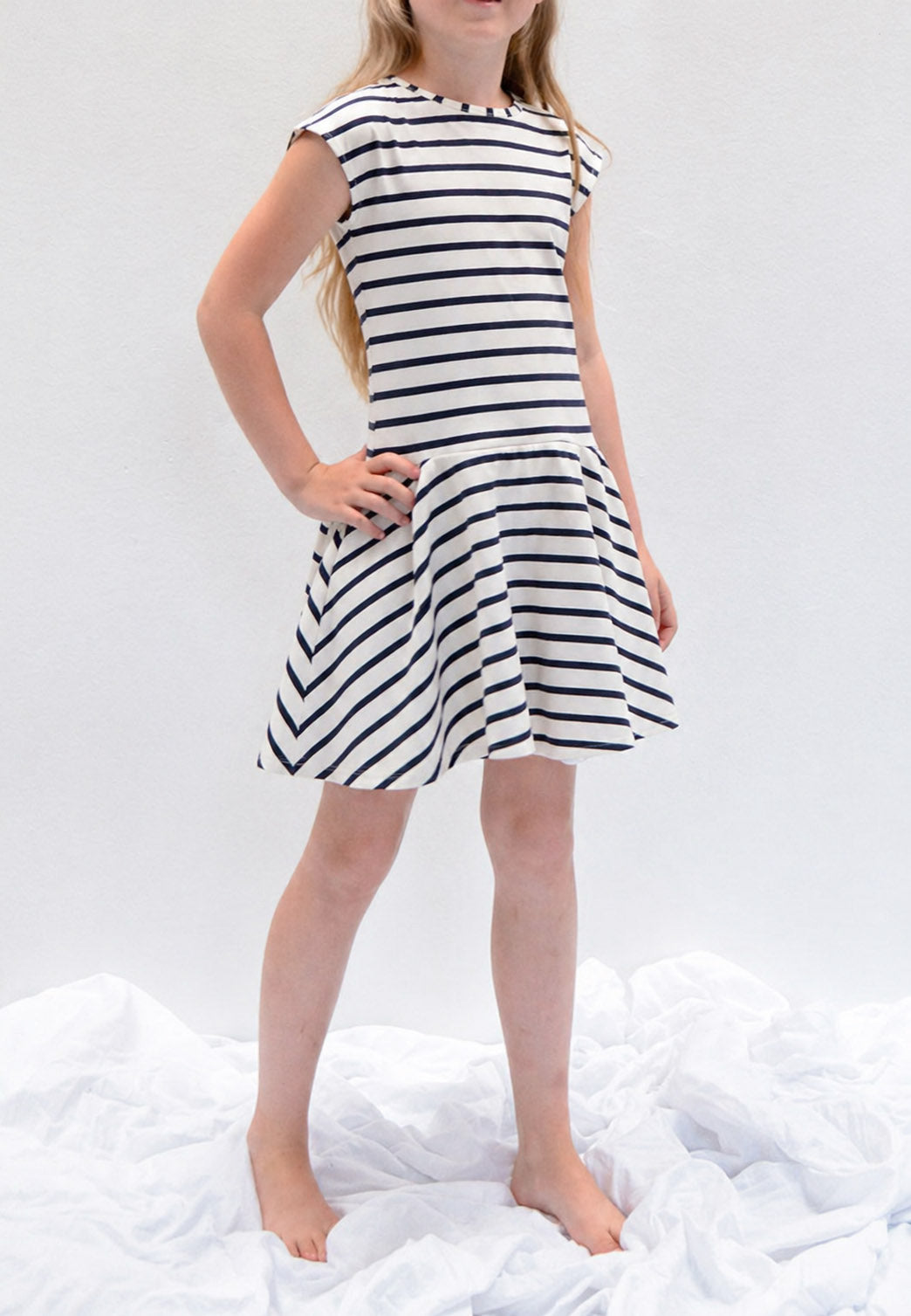 GROBUND Ane Kleid Mini - das mit den blauen Streifen