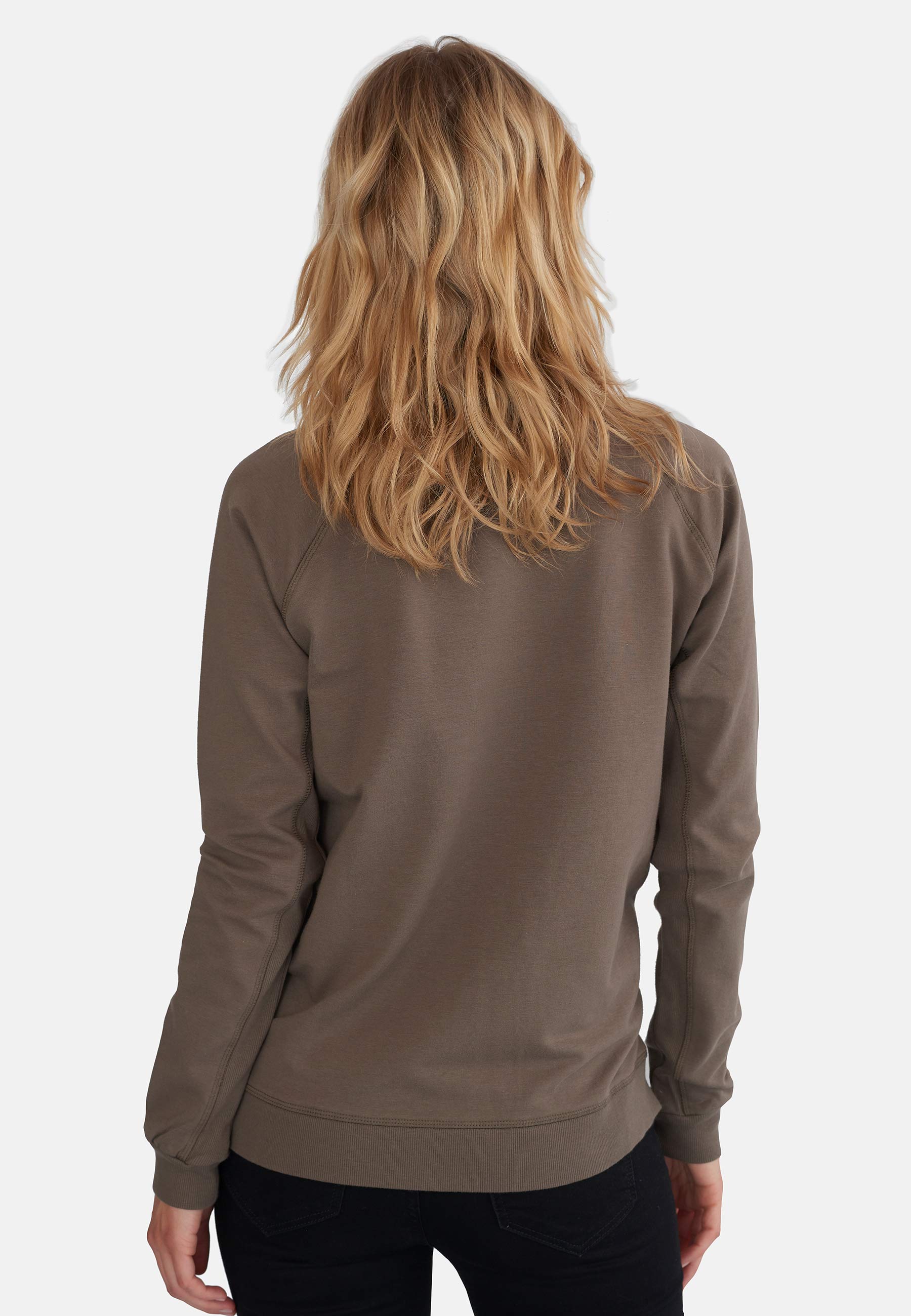GROBUND Martha Sweatshirt - die in Muskat mit Seekalb