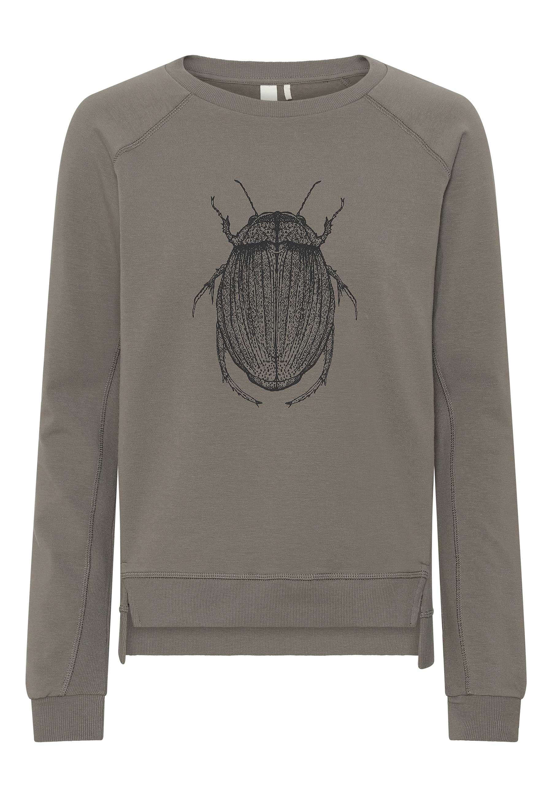 GROBUND Martha Sweatshirt - die in Muskat mit Seekalb