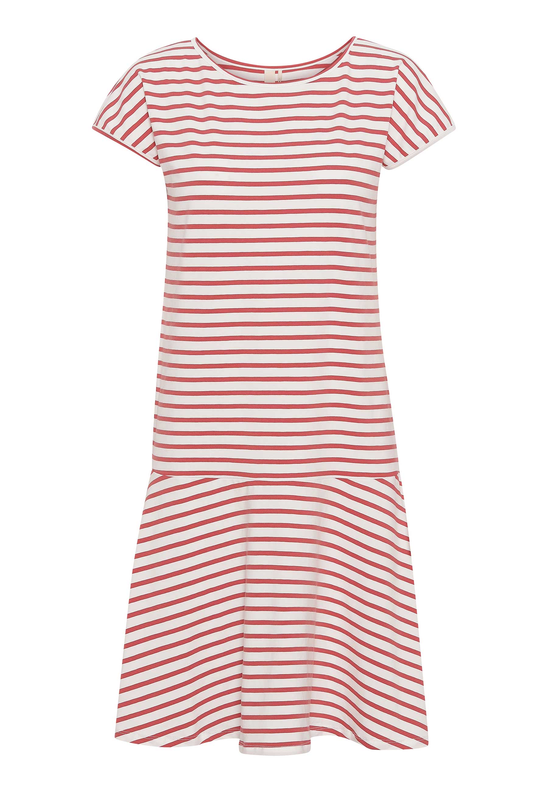 GROBUND Marianne Kleid - das mit den johannisbeerroten Streifen