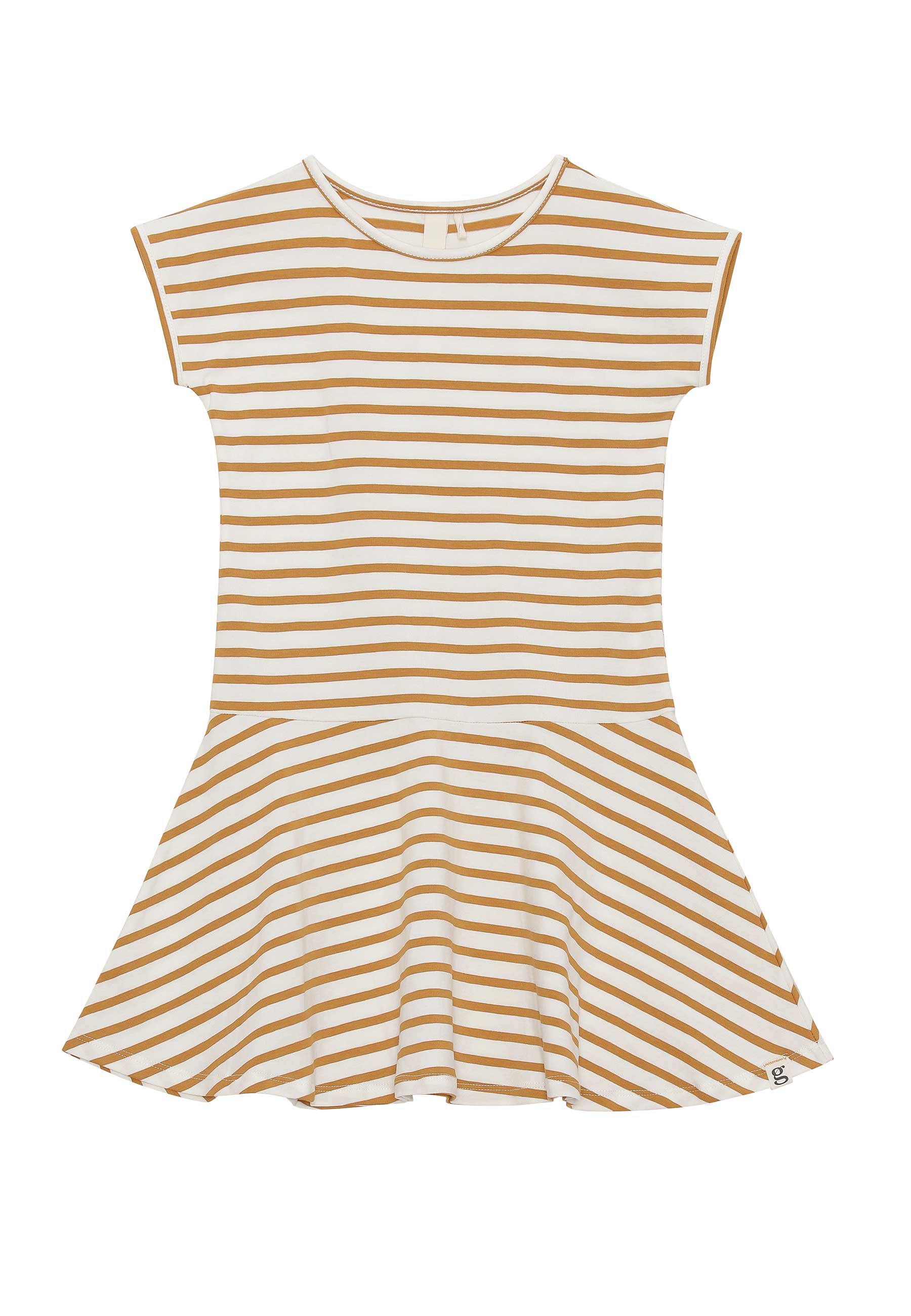 GROBUND Carmen Kleid Mini - das mit goldenen Streifen