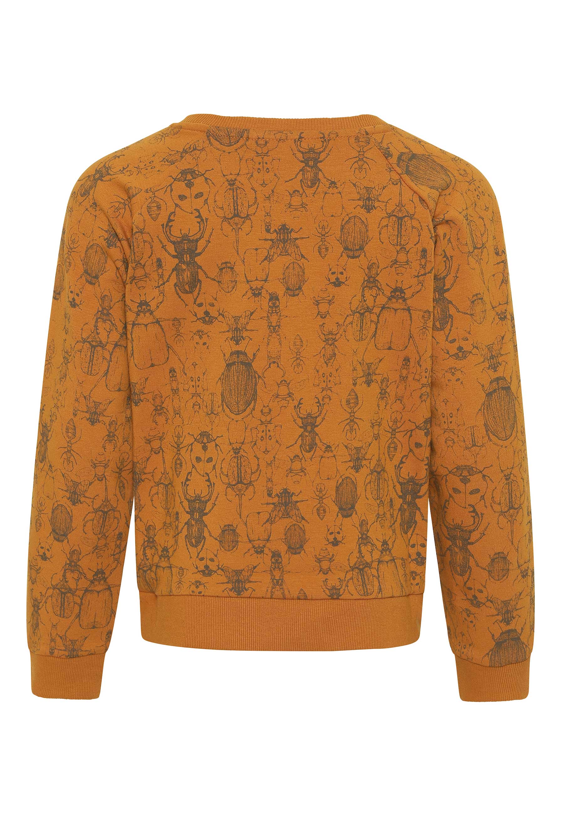 GROBUND Calle Sweatshirt mini – die goldene mit Insekten-Print