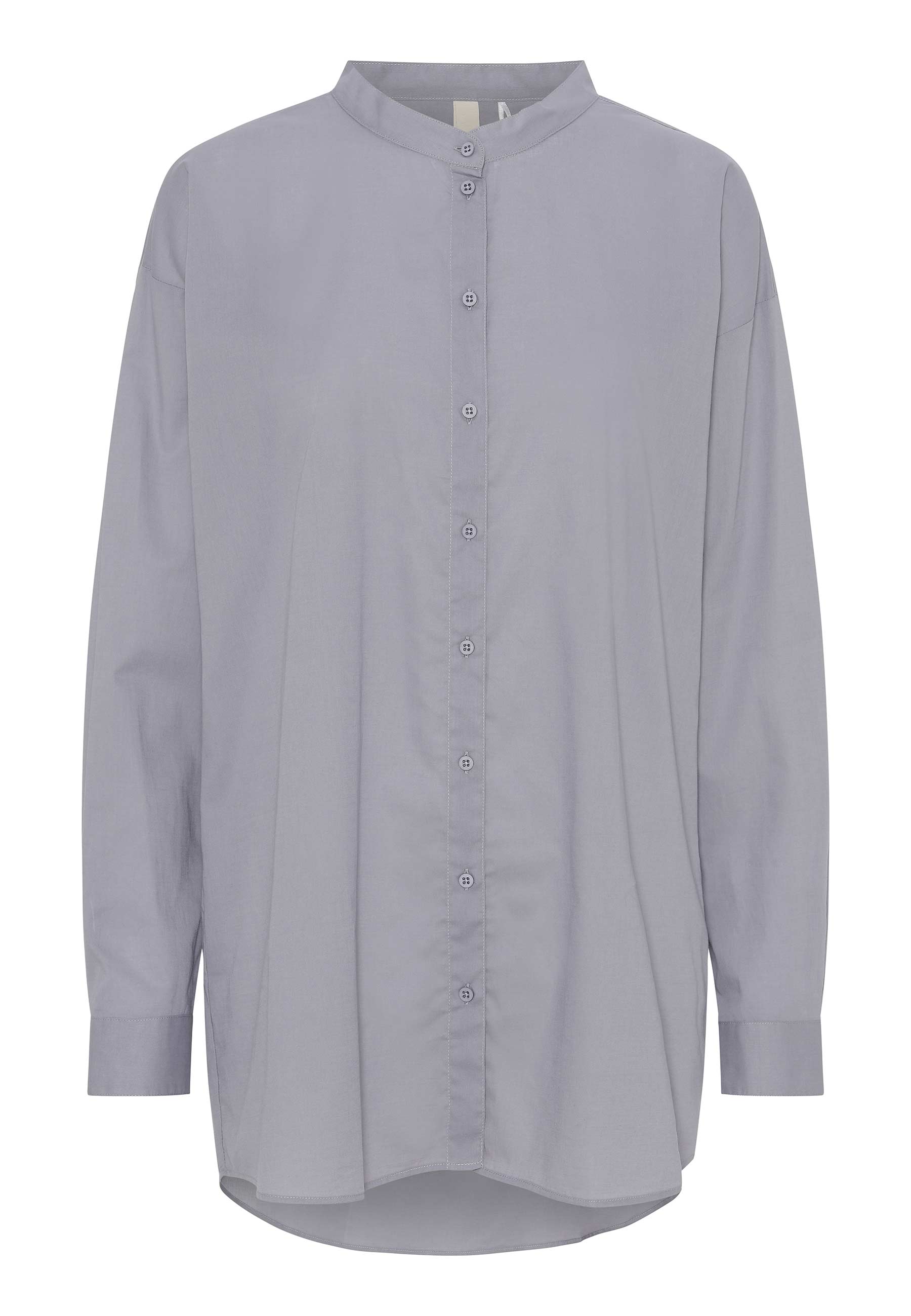 GROBUND Liva Hemd – das Oversize in himmelgrau