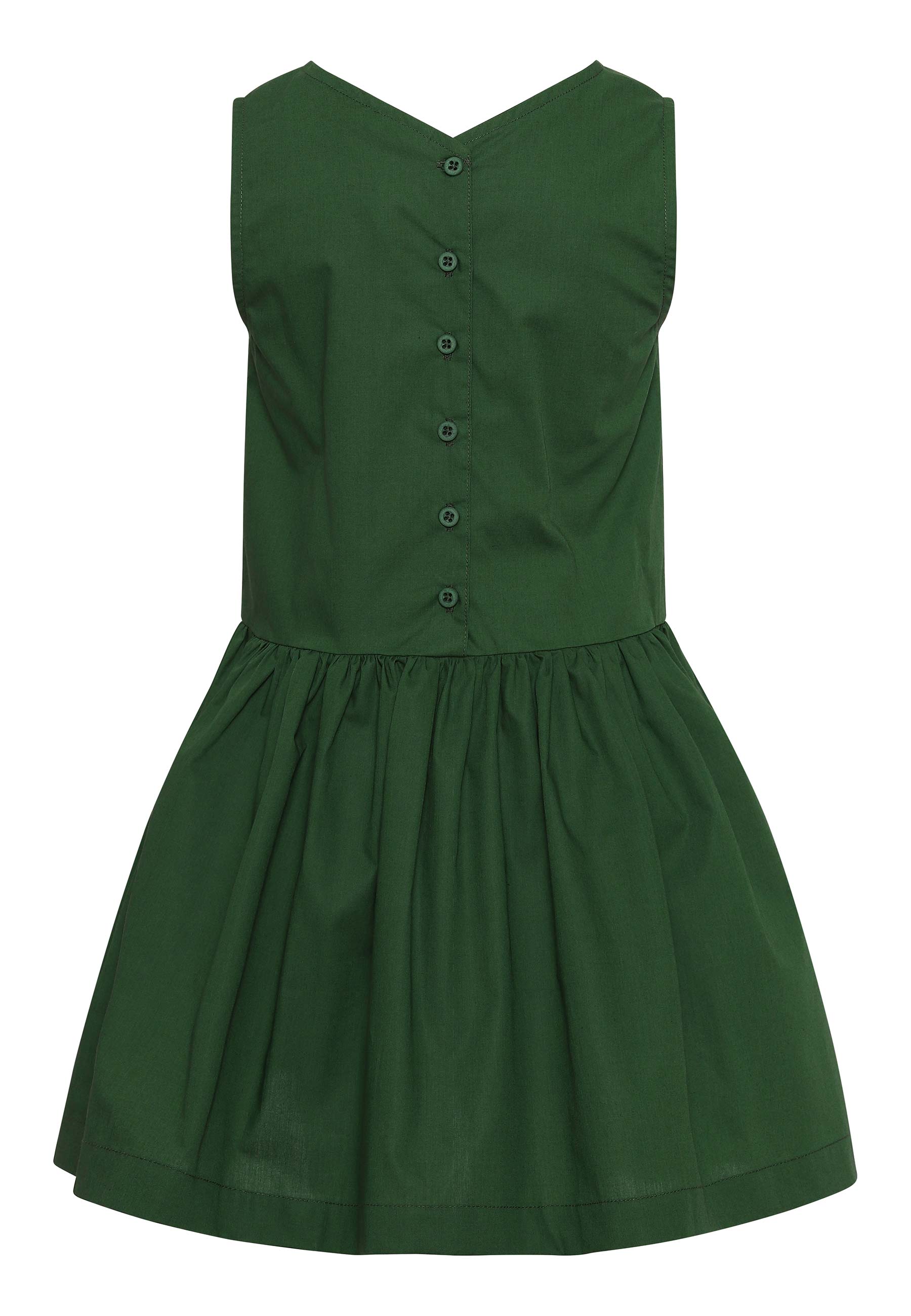 GROBUND Vega Kleid mini – das wendbare in Dunkelgrün