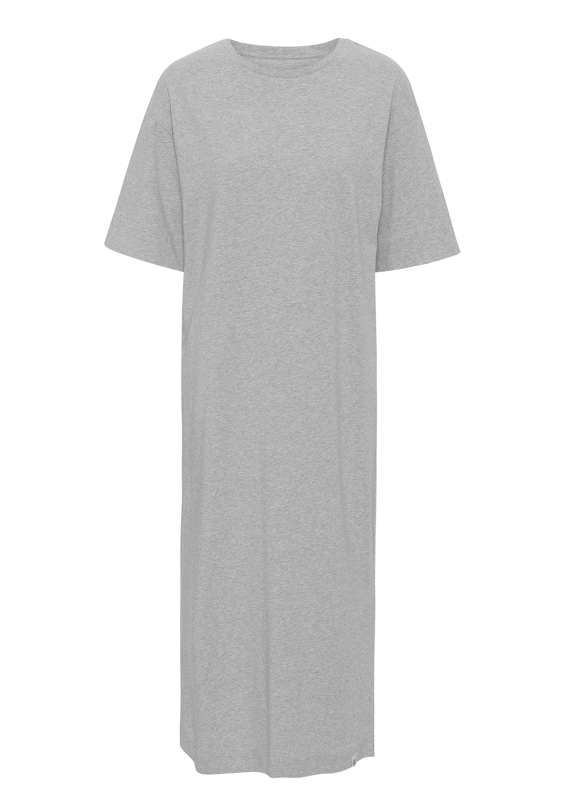 GROBUND Nora T-Shirtkleid – das in Grau meliert