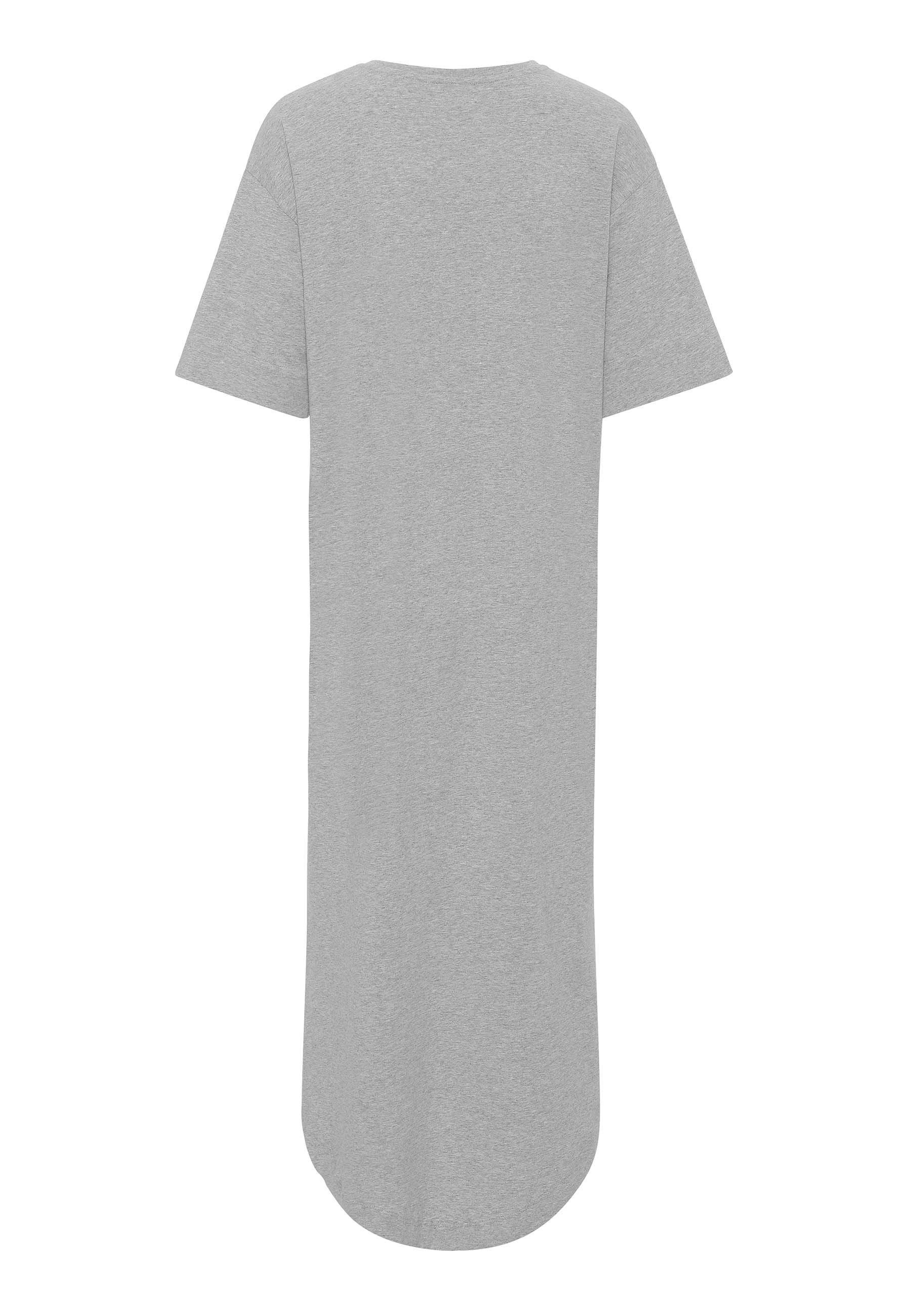 GROBUND Nora T-Shirtkleid – das in Grau meliert