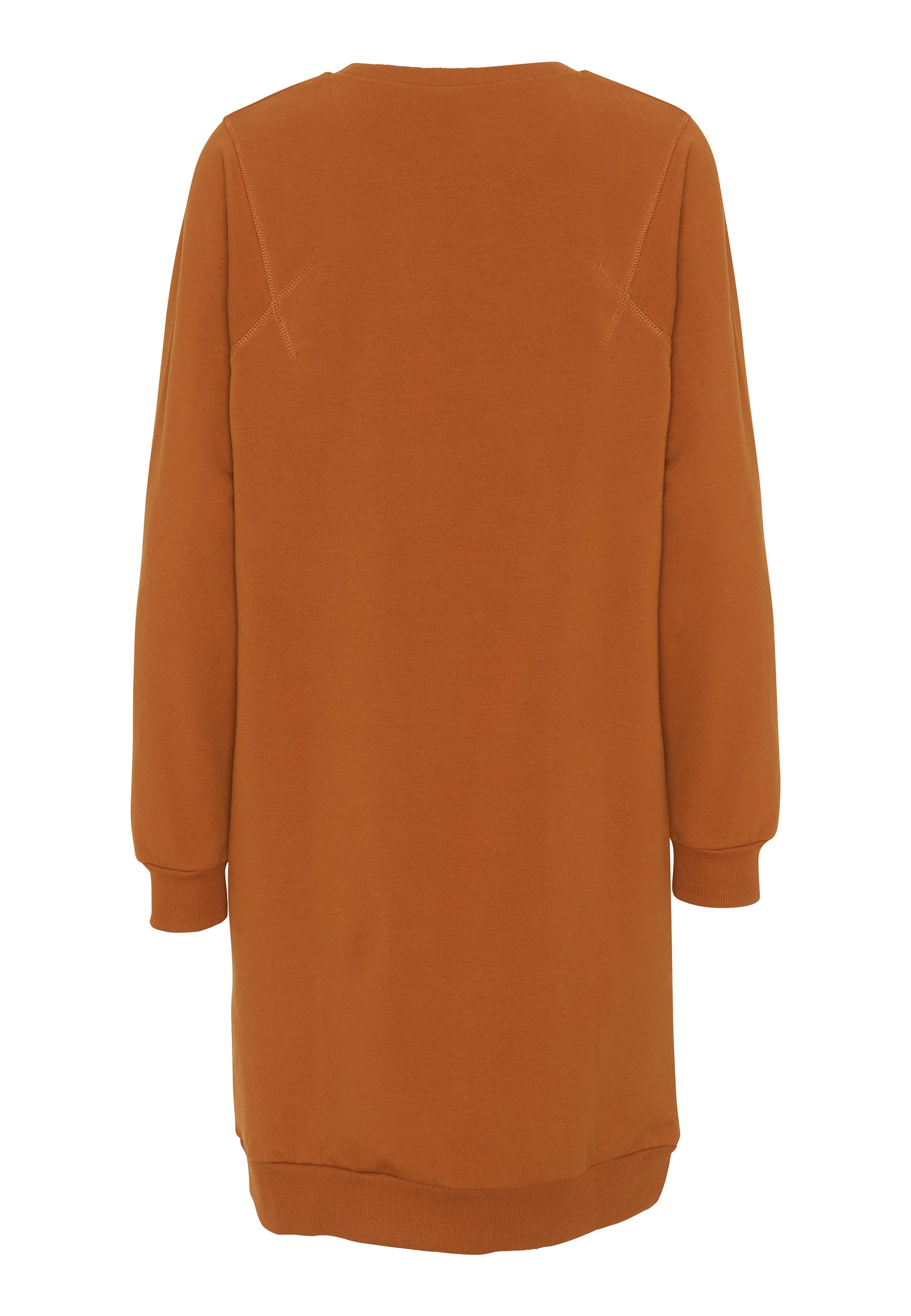GROBUND Selma Sweatshirt – die lange in gebranntem Orange