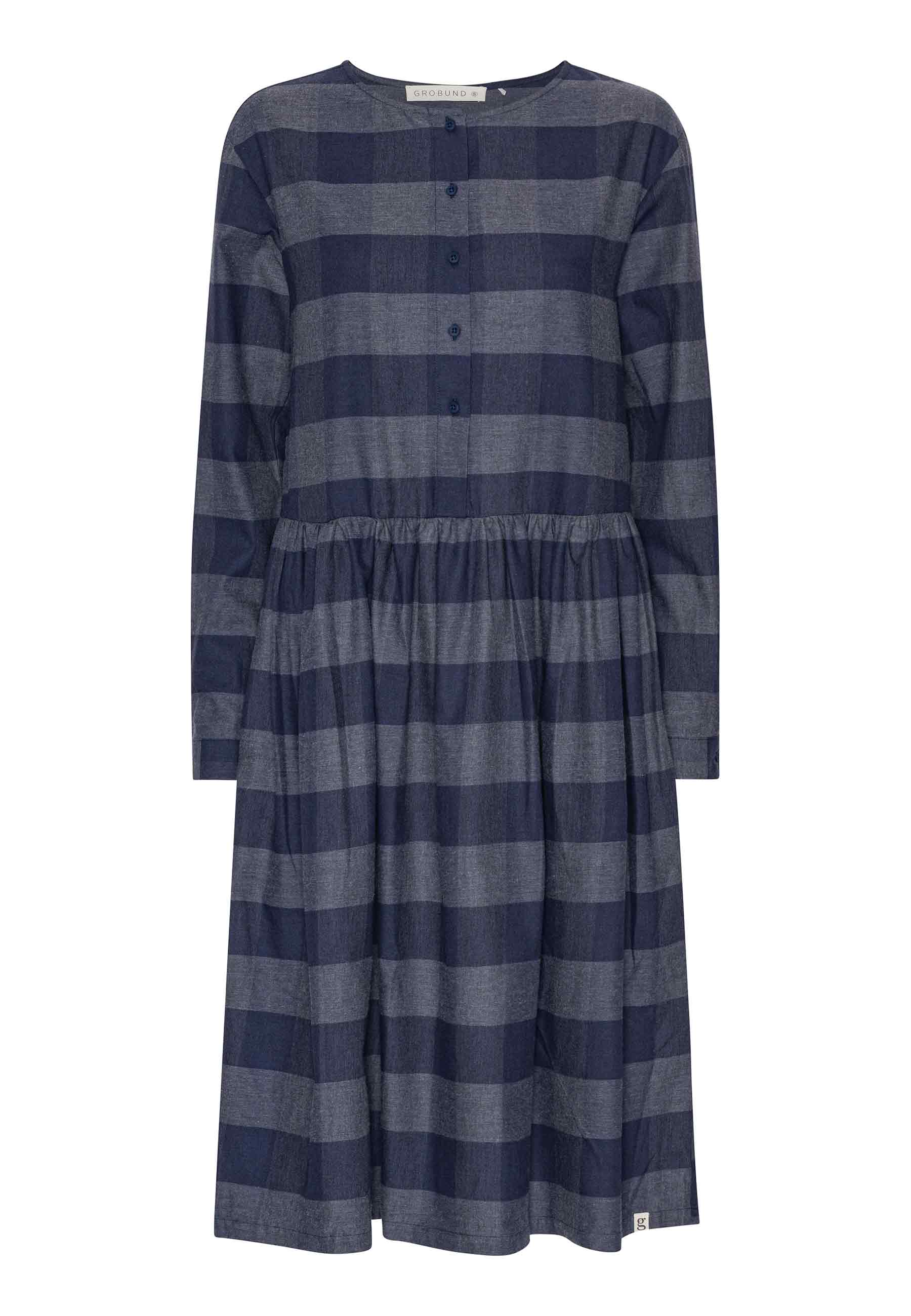 GROBUND Olga Kleid – das mit den großen blauen Karos