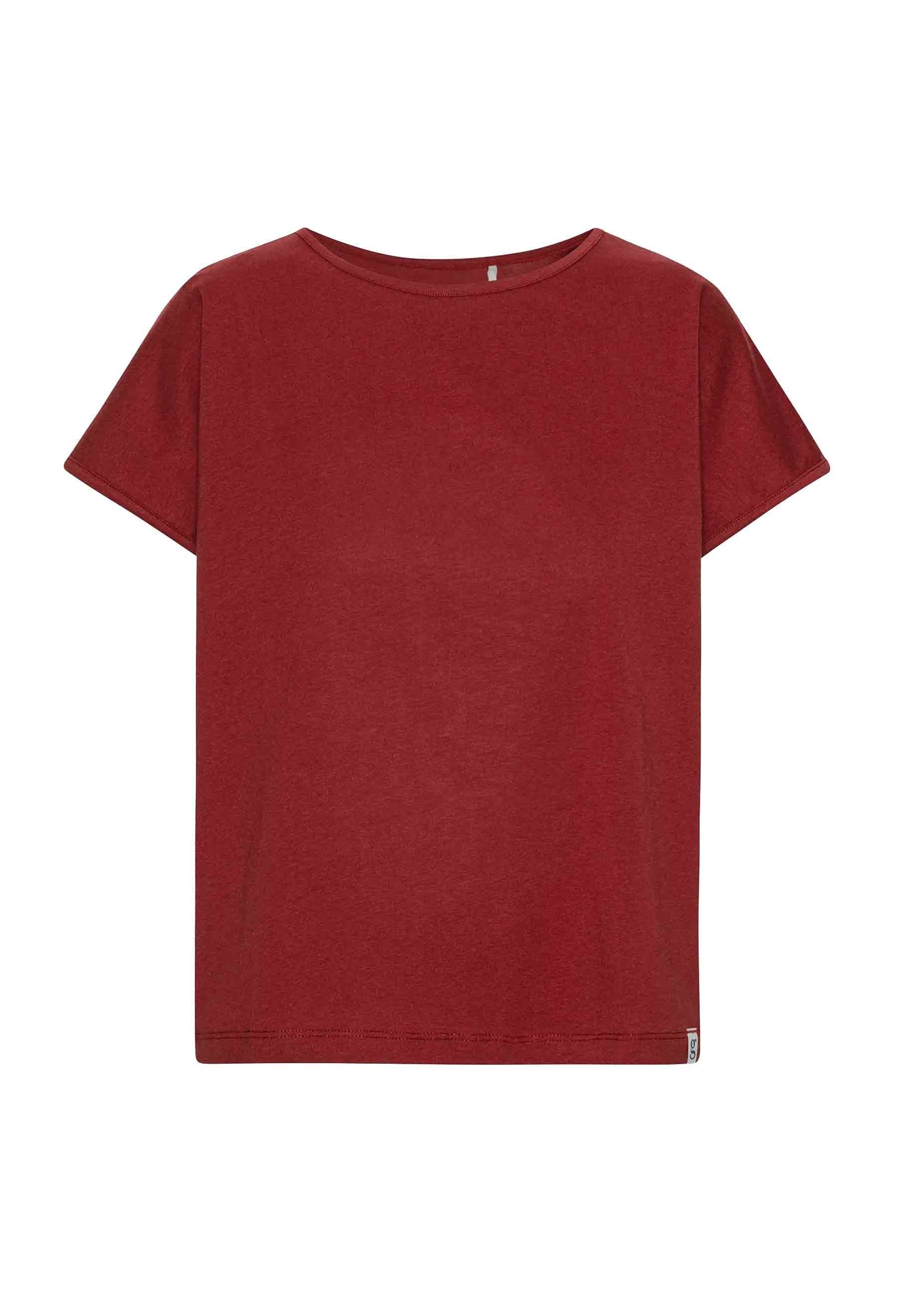 GROBUND Karen T-Shirt – das perfekte in Weinrot