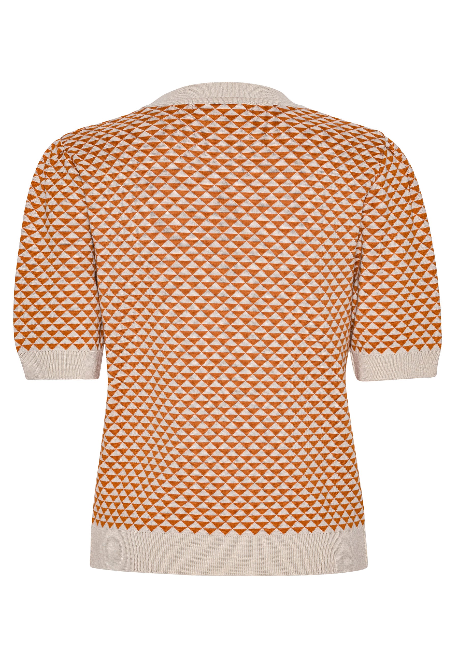 GROBUND Alva T-Shirt – mit Karamell-Dreiecken