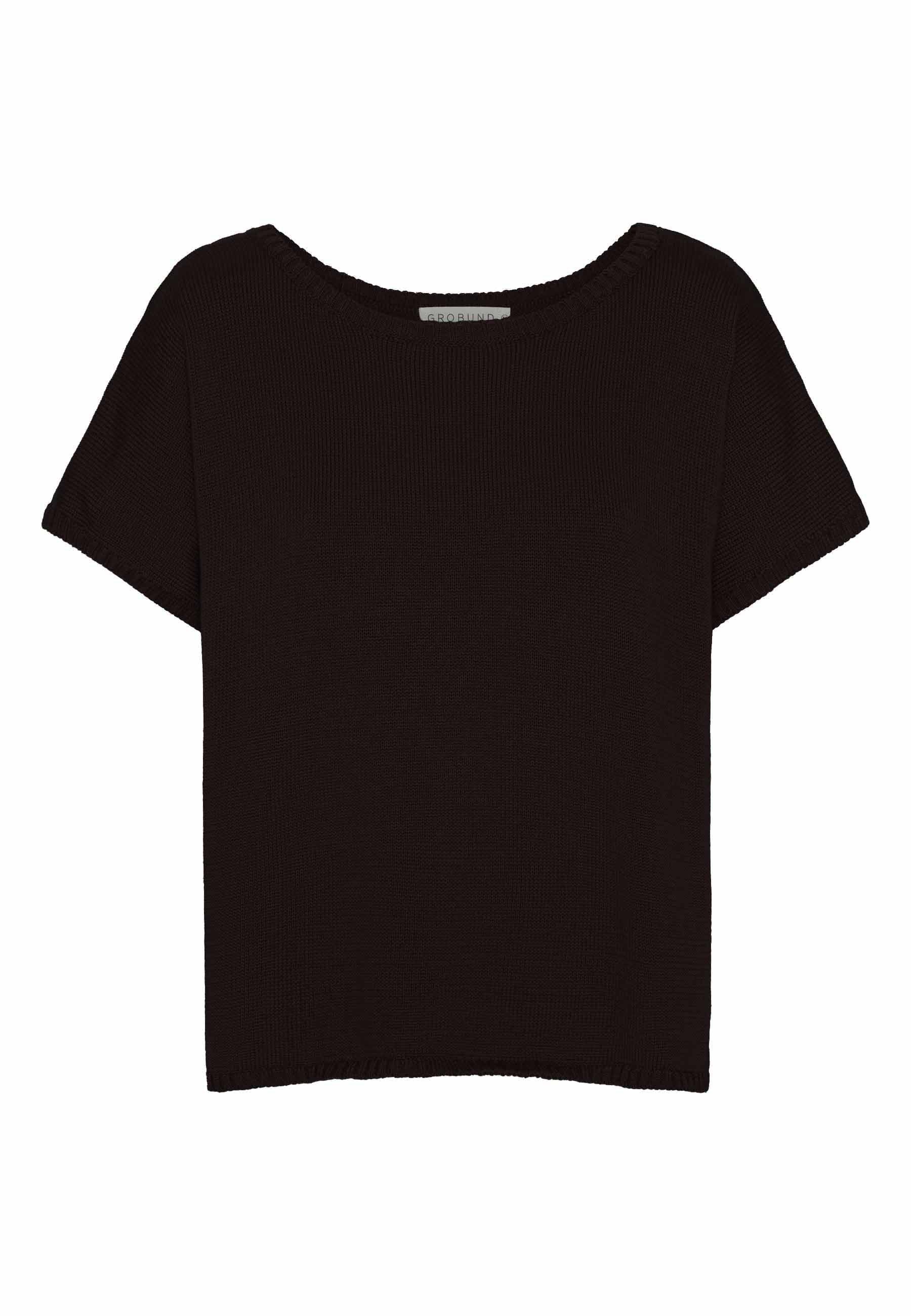 GROBUND Merle Strickpullover - der in Schwarz