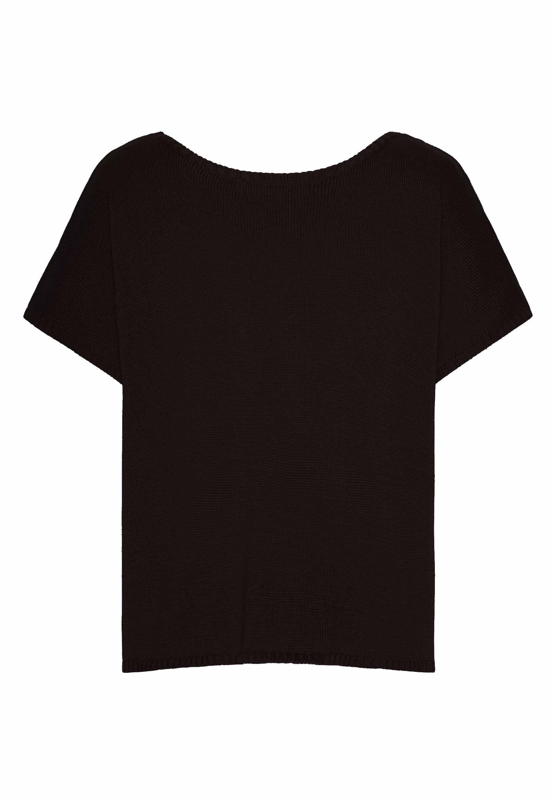 GROBUND Merle Strickpullover - der in Schwarz