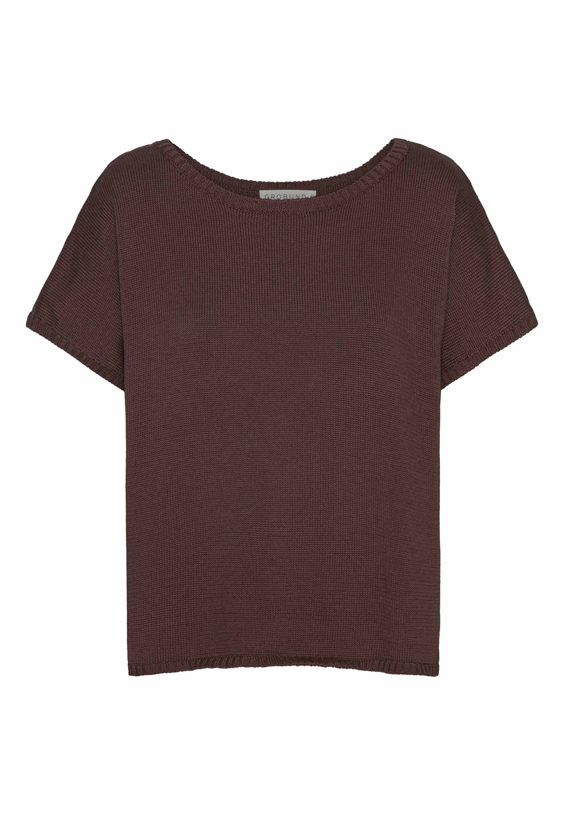 GROBUND Merle Strickpullover – der schokoladenfarbene