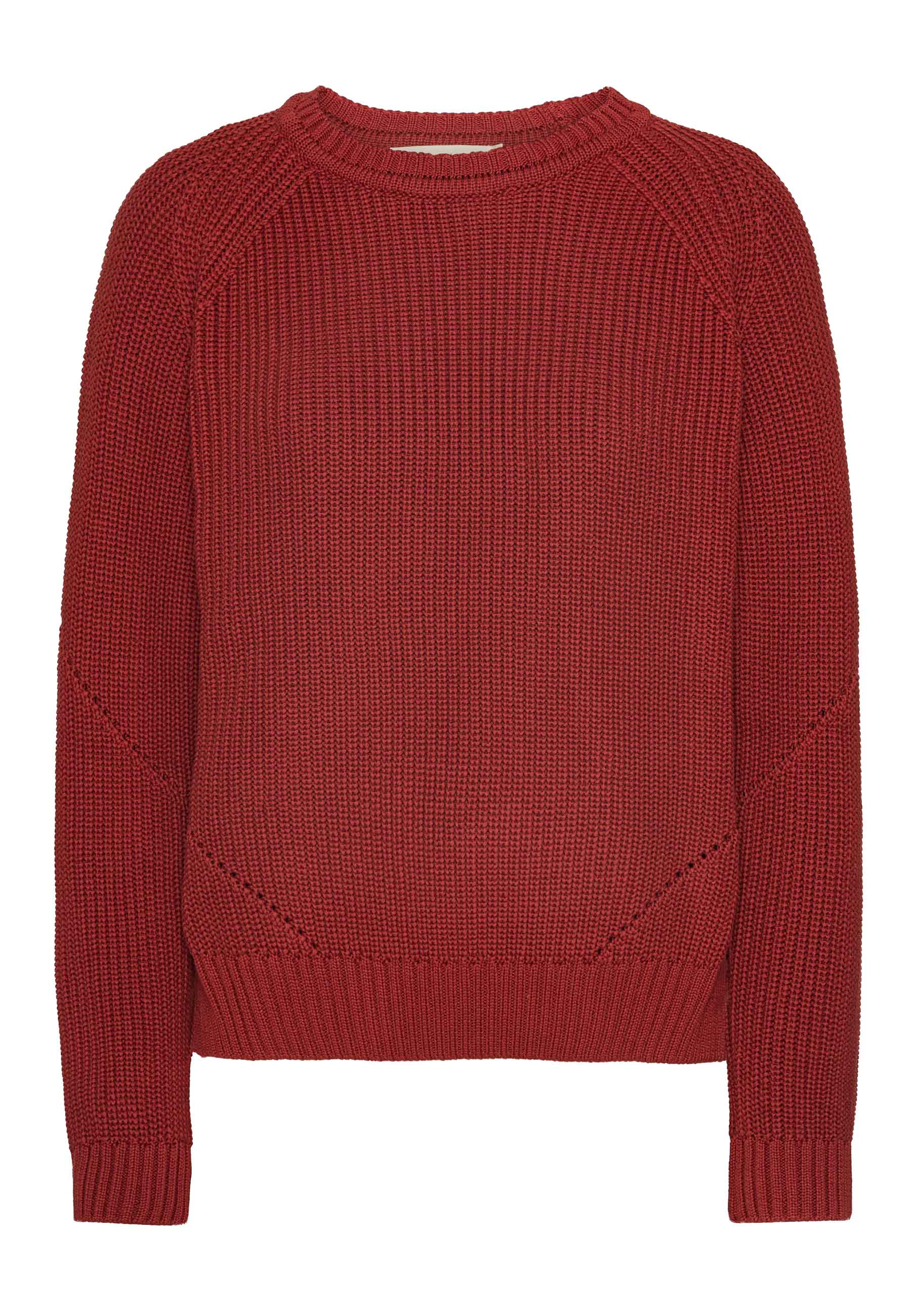 GROBUND Sally Strickpullover - rostfarben