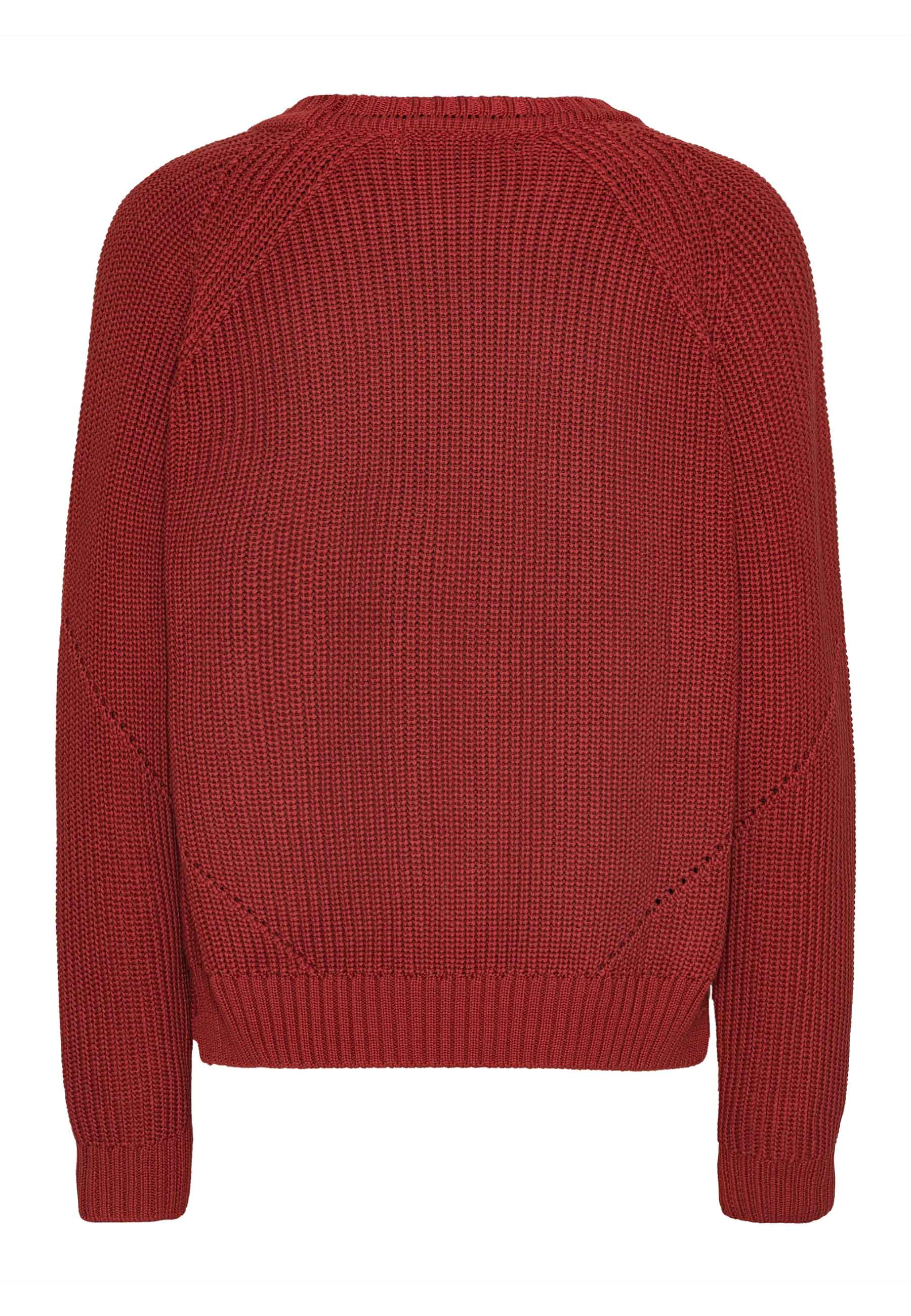 GROBUND Sally Strickpullover - rostfarben