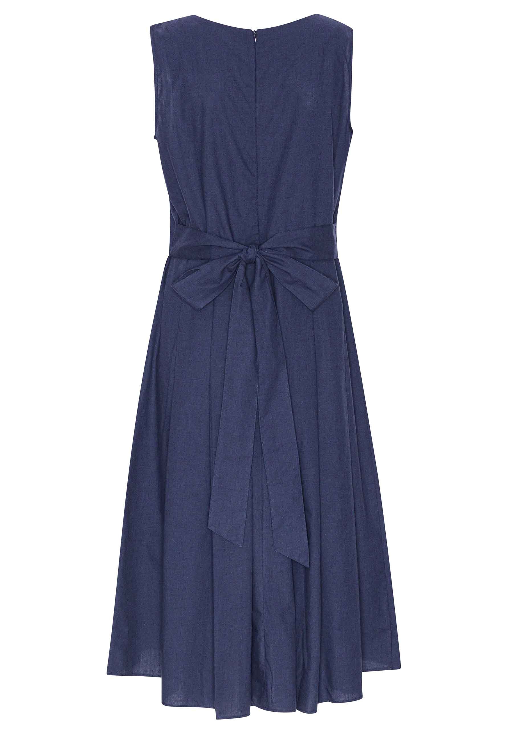 GROBUND Christiane Kleid - das in Dunkelblau Melange