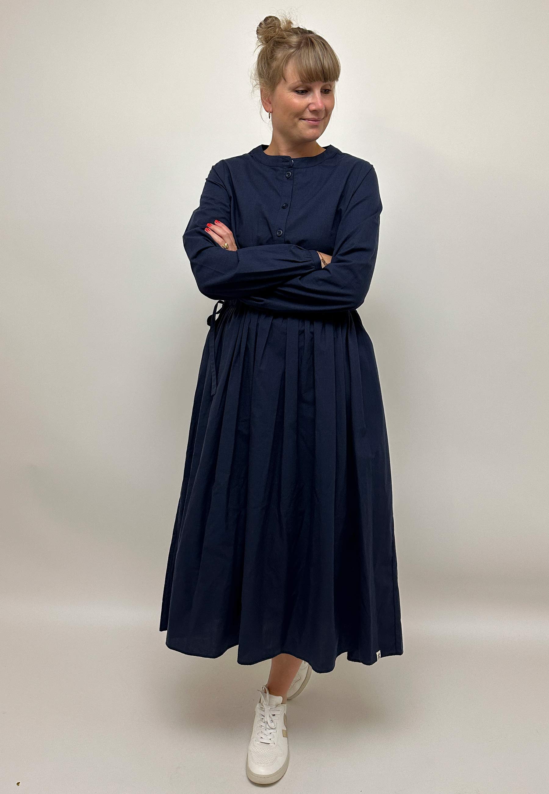 GROBUND Agnete-Kleid – das in dunkelblauer Melange
