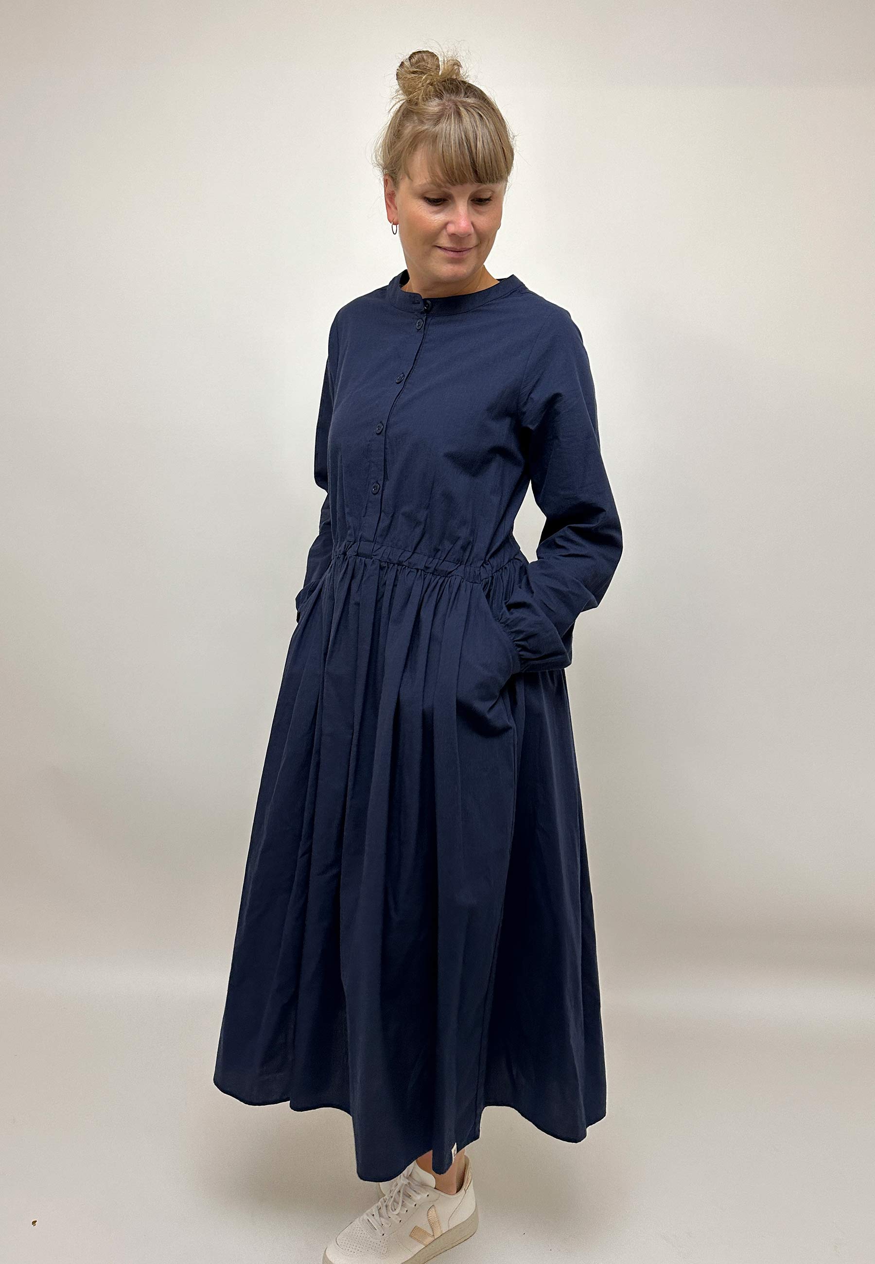 GROBUND Agnete-Kleid – das in dunkelblauer Melange