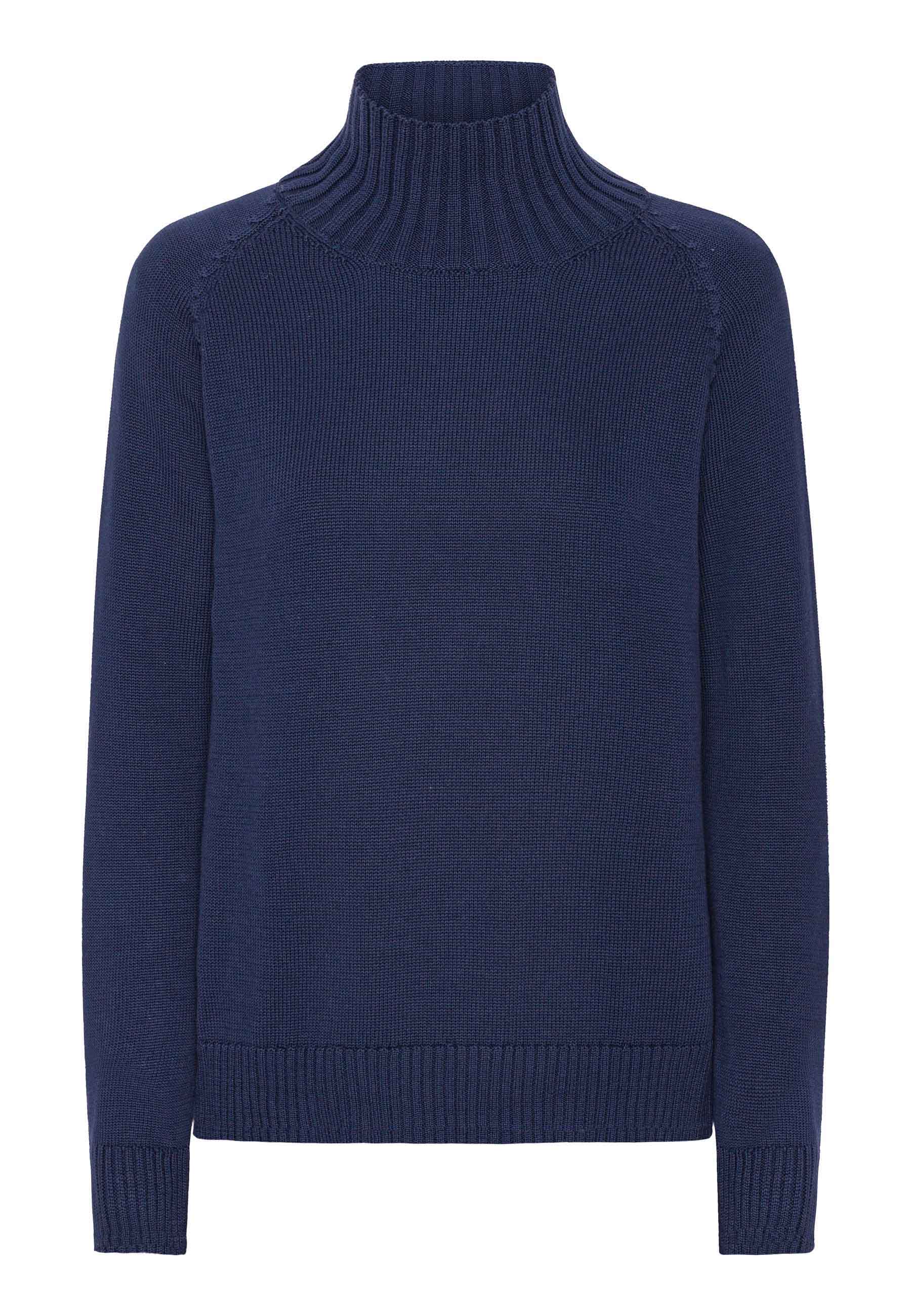 GROBUND Vera Strickpullover – Marineblau