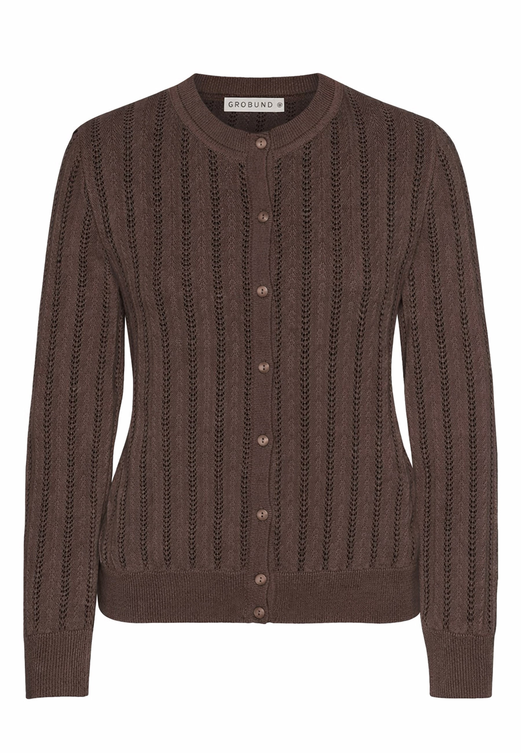 GROBUND Athene Cardigan – der in Nougat