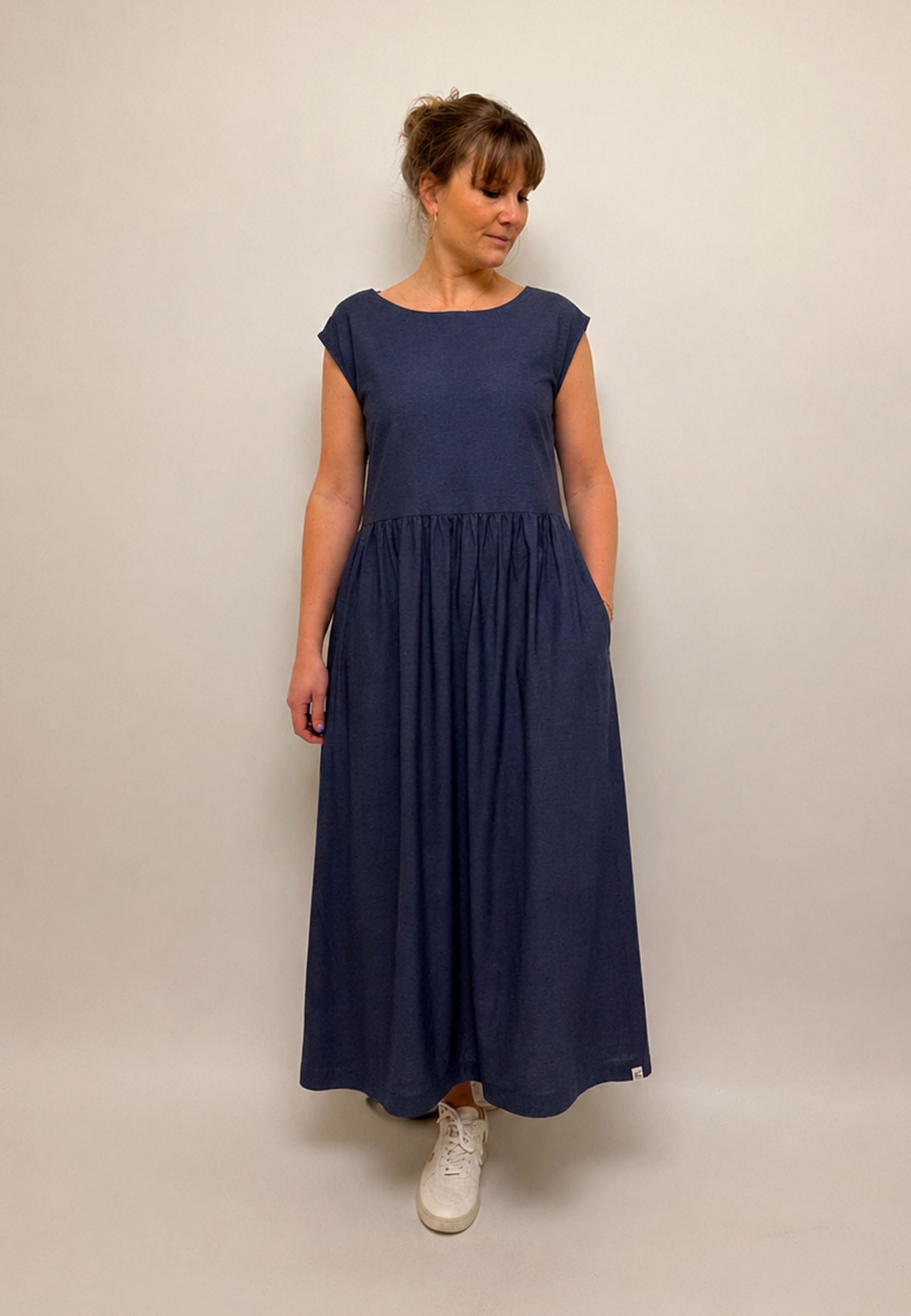 GROBUND Mathilde Kleid - das in marineblauer Melange