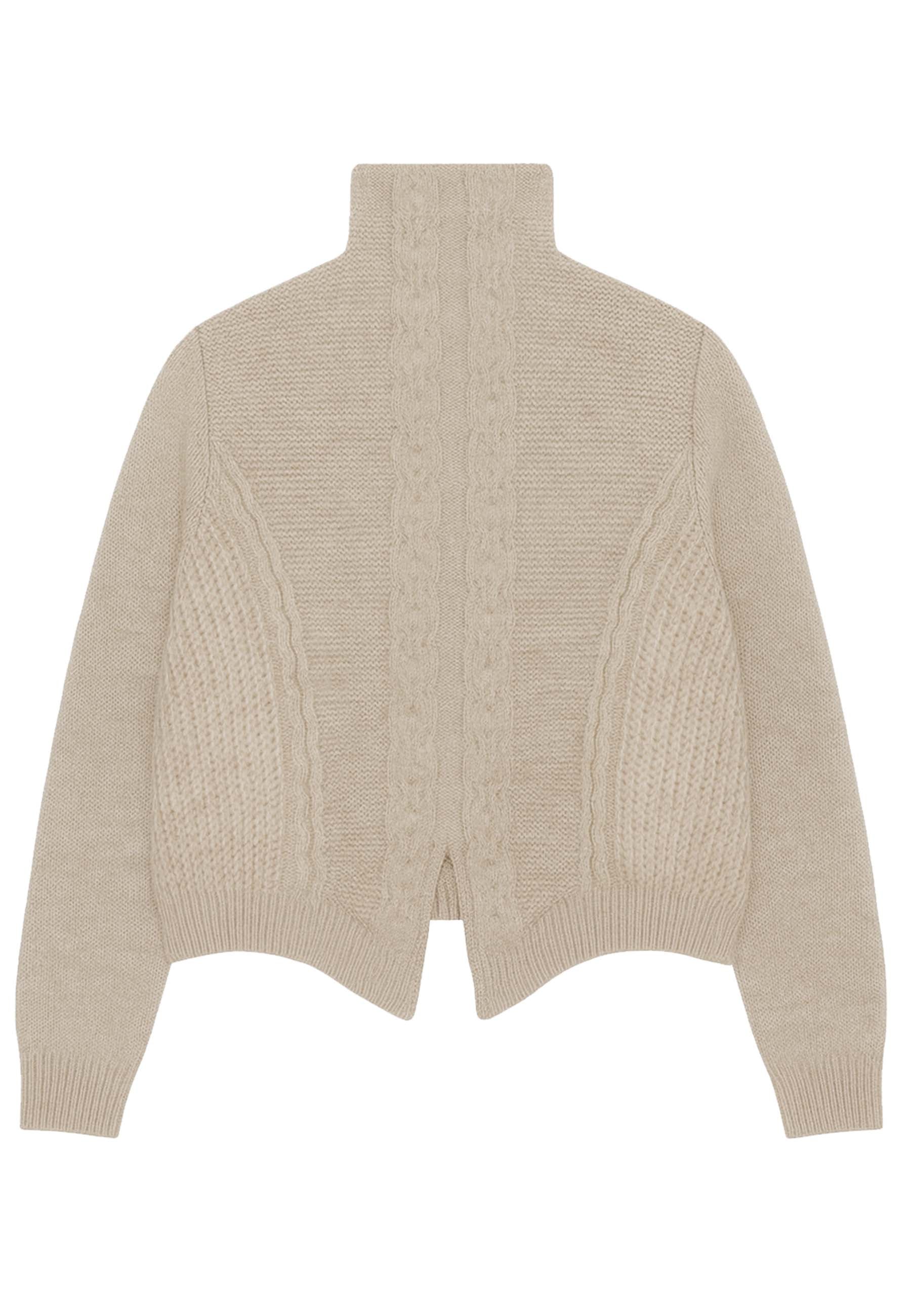 GROBUND Hermione Pullover – Beige Melange