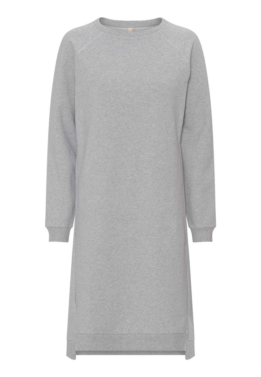 GROBUND Viola Sweatshirtkleid - das in Grau meliert
