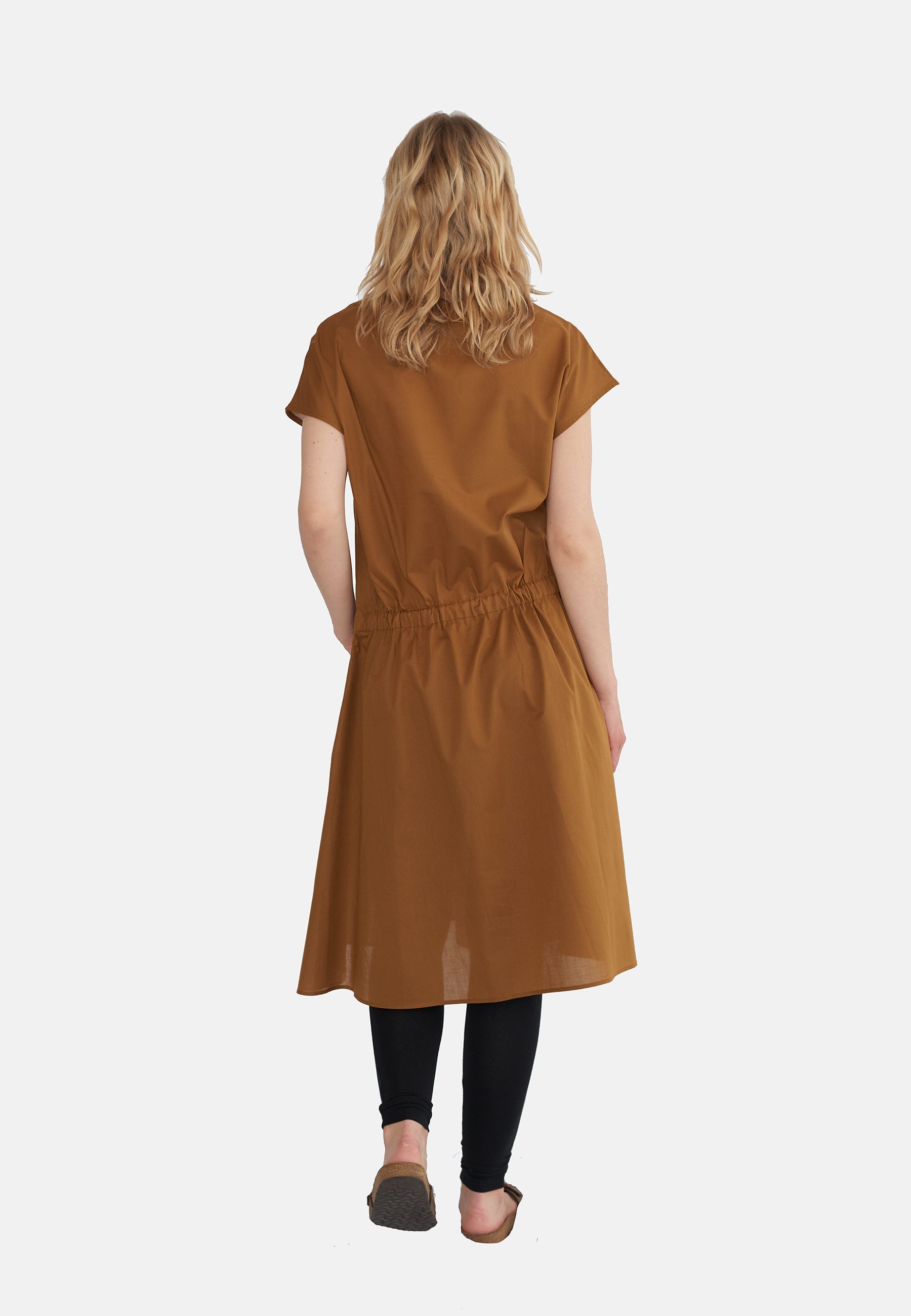 GROBUND Kleid Lilli – das mit den Taschen in Zimt