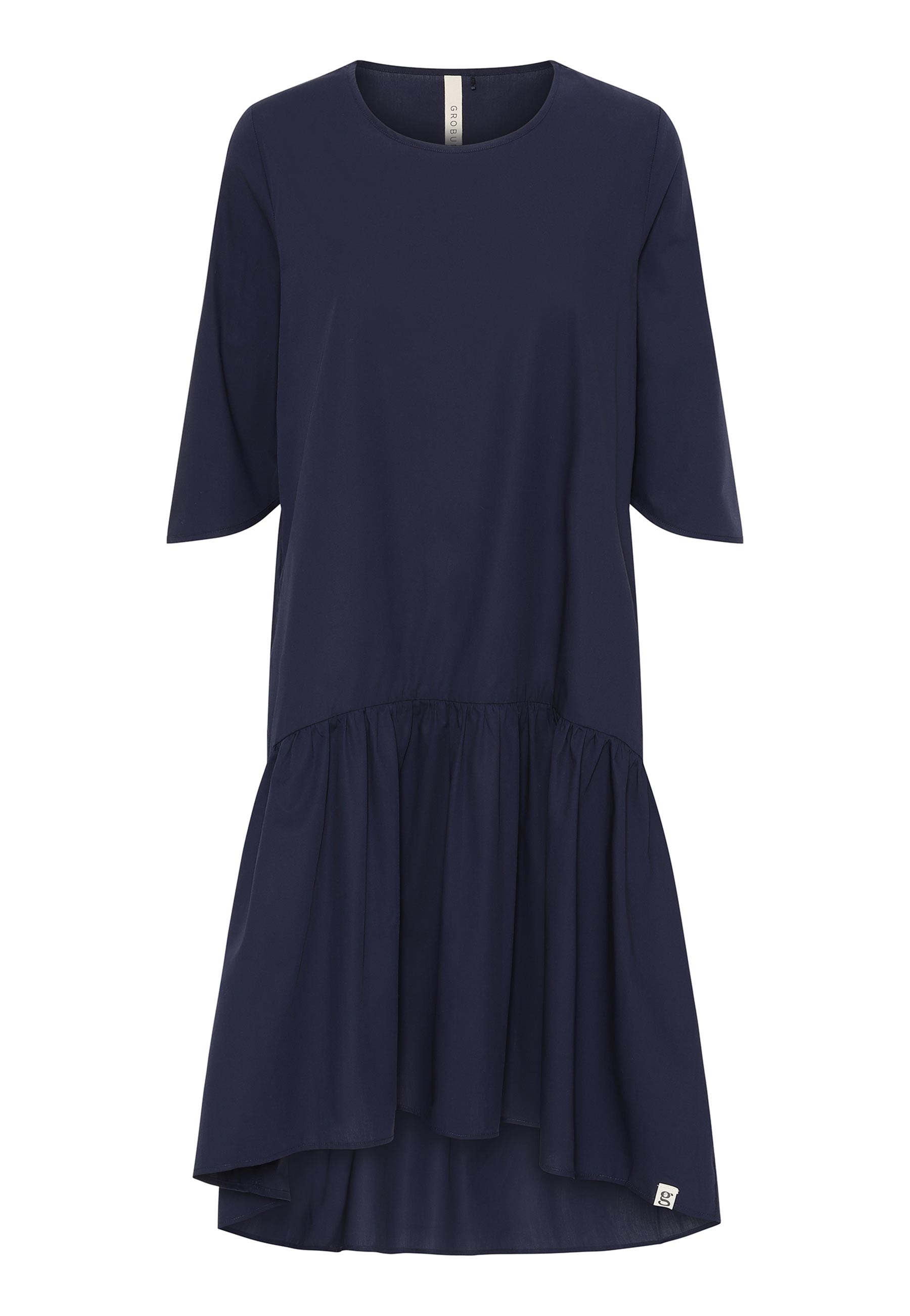 GROBUND Manilla Kleid - das Bohème in Mitternachtsblau