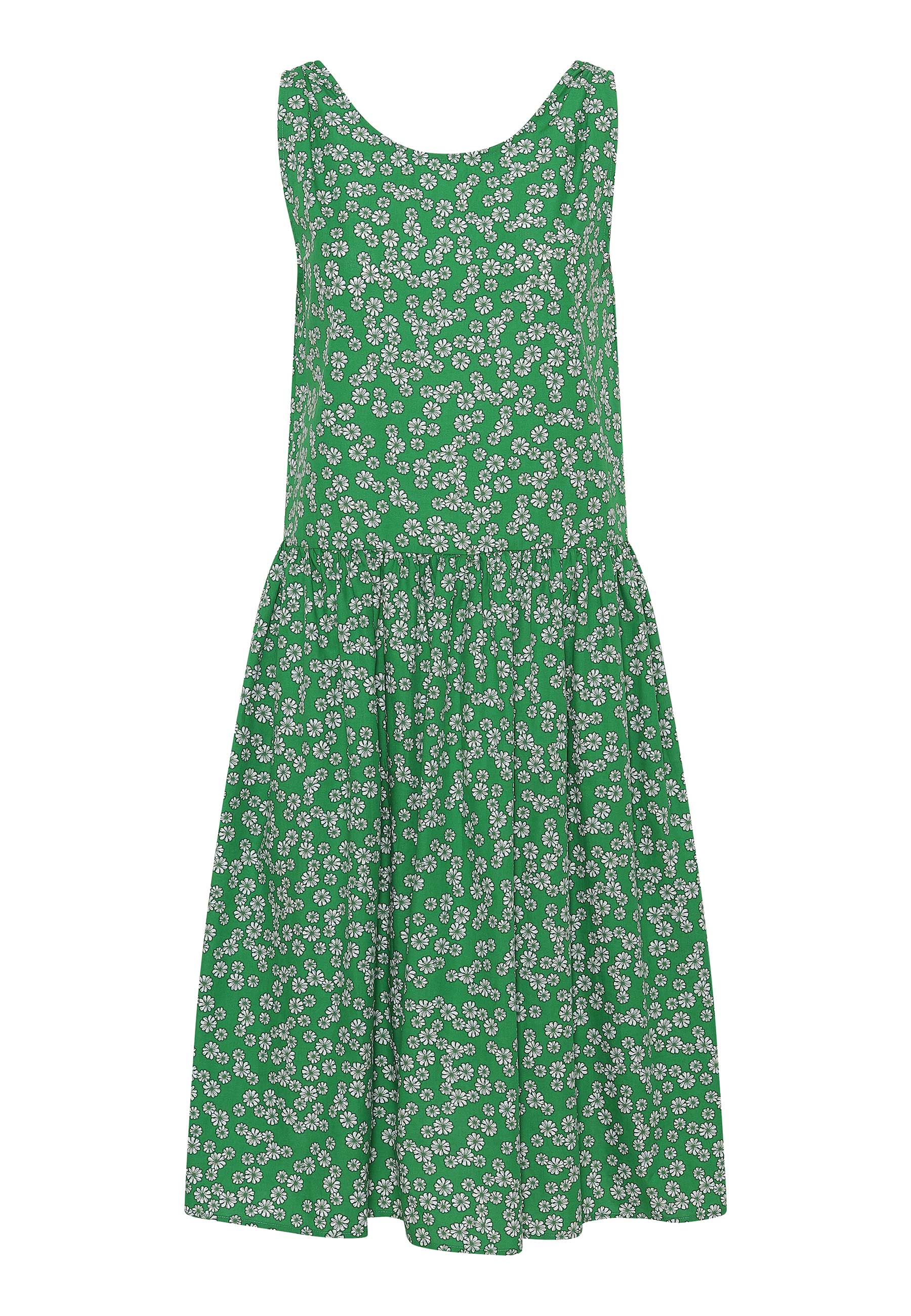 GROBUND Vilma Kleid – das Wendekleid in Grün mit Blumen
