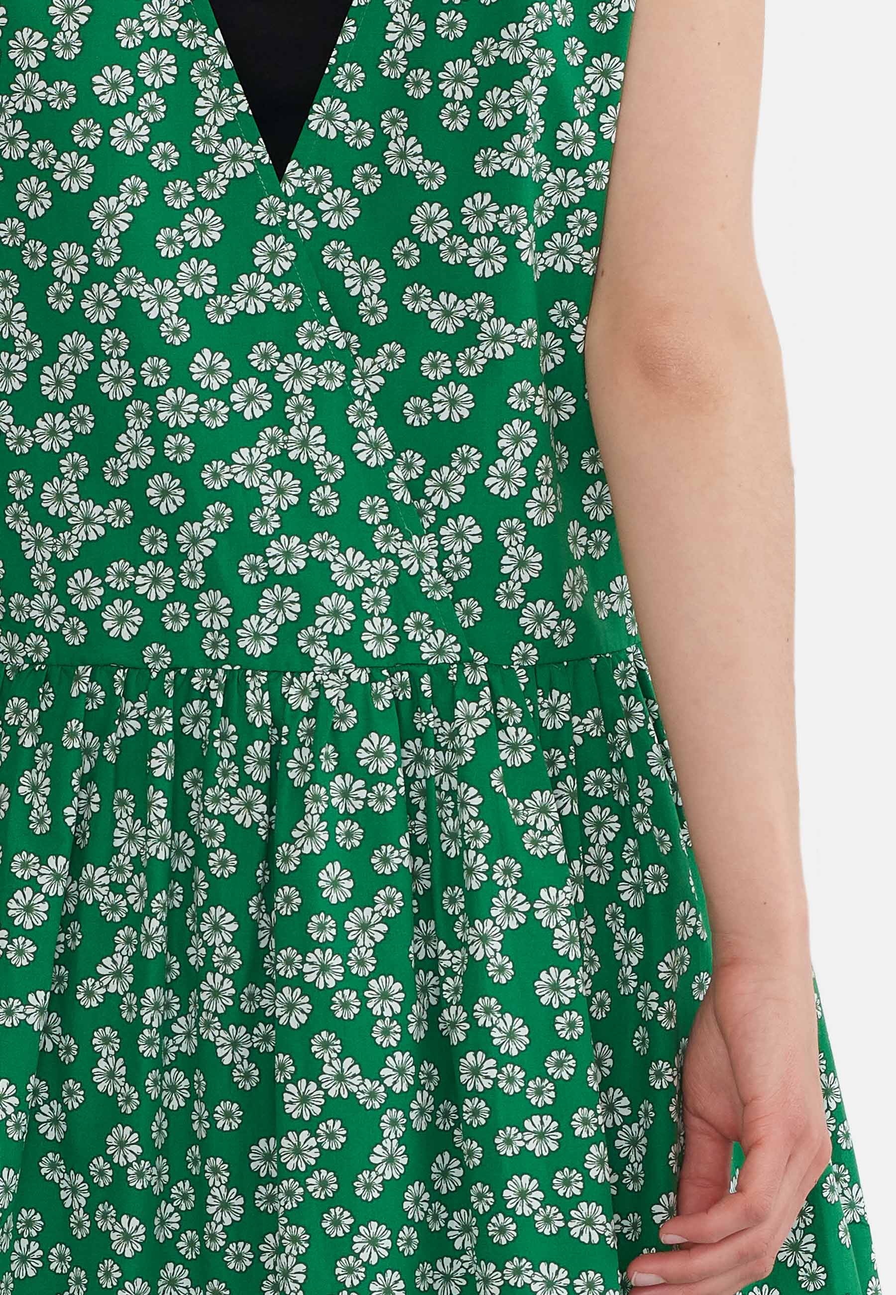GROBUND Vilma Kleid – das Wendekleid in Grün mit Blumen
