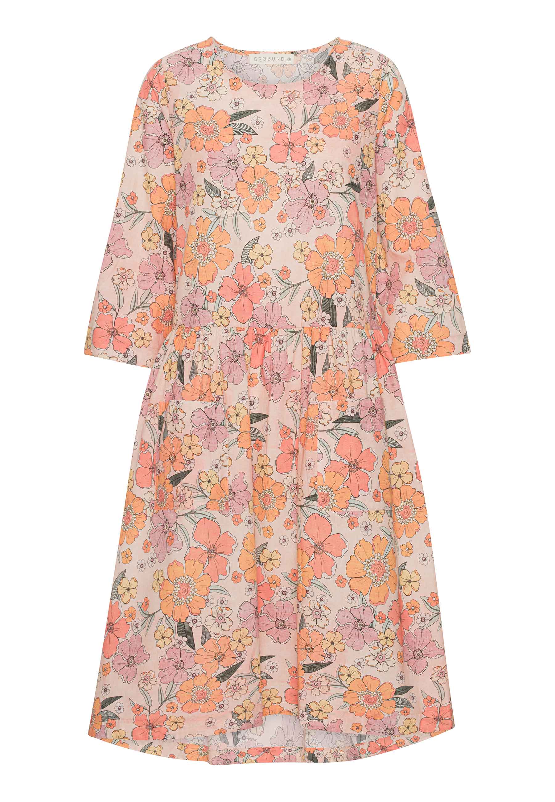 GROBUND Nuka Kleid – das mit Retroprint