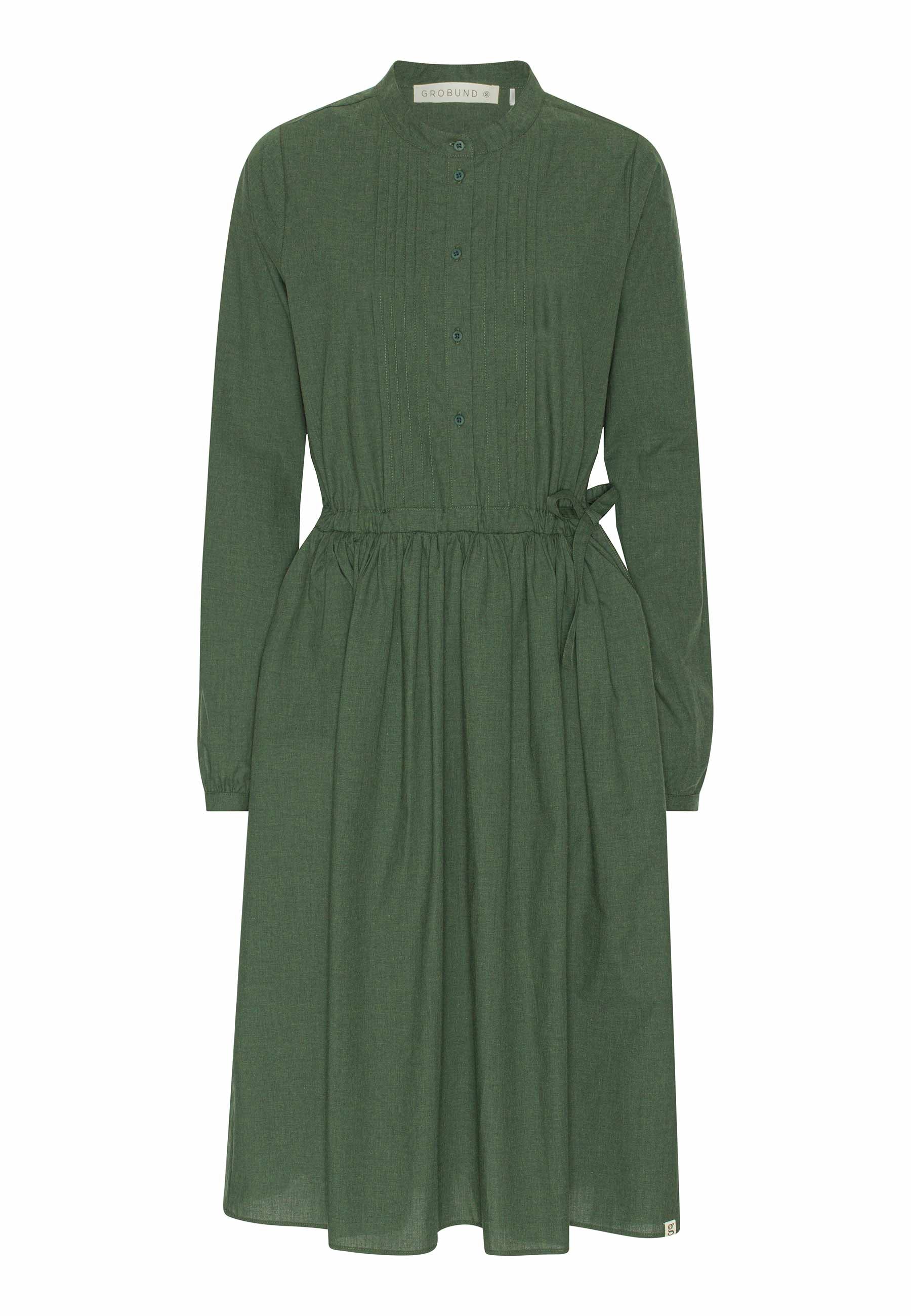 GROBUND Kleid Rigmor – das in Grün Melange