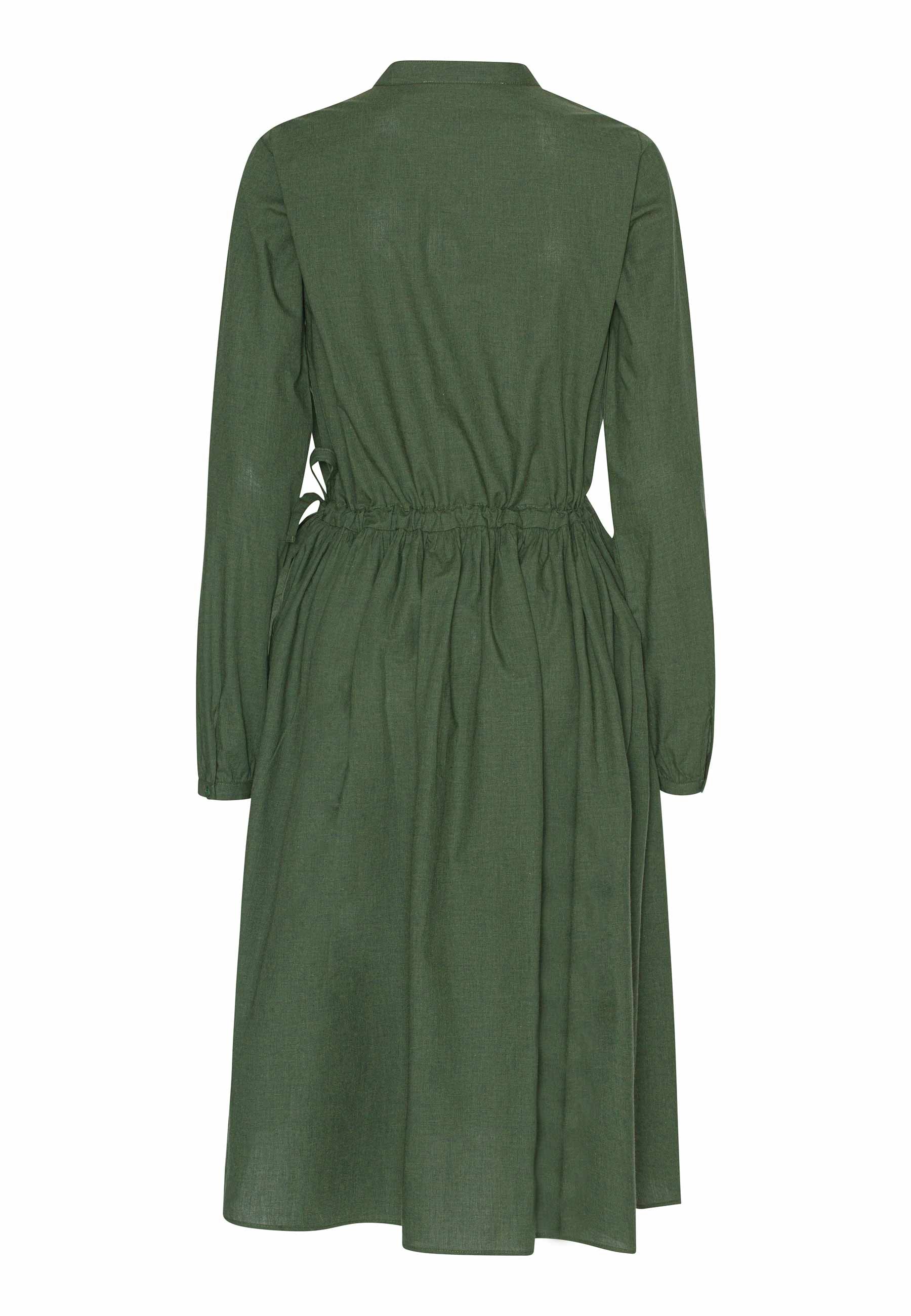 GROBUND Kleid Rigmor – das in Grün Melange