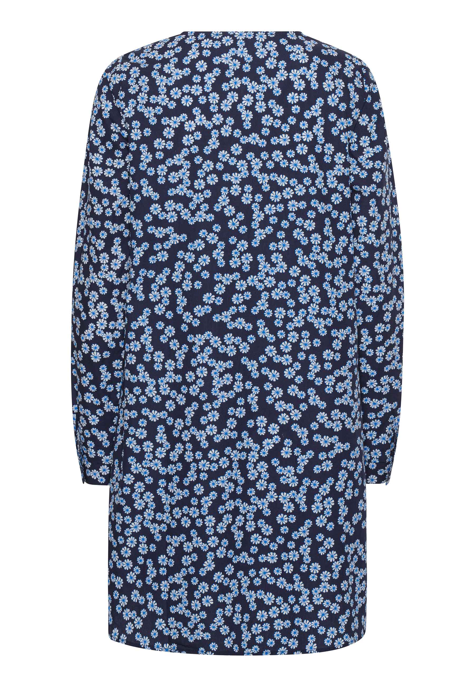 GROBUND Johanne Tunika – die blaue mit Blumen