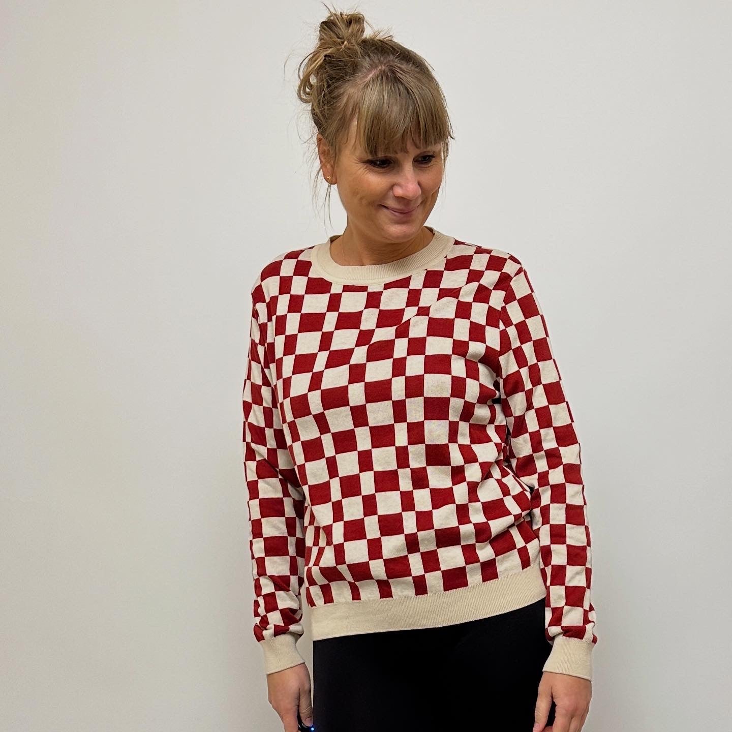 GROBUND Frida Strickbluse - die mit dem Tim und Struppi Muster