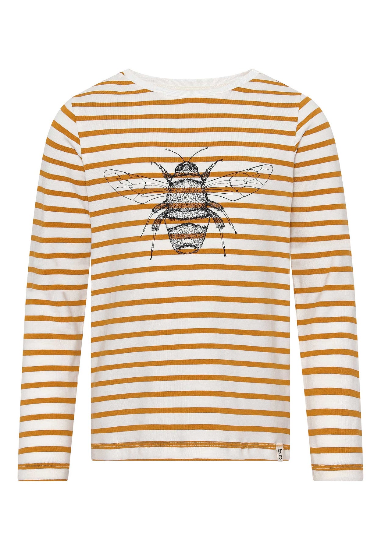 GROBUND Charlie Bluse Mini - mit goldenen Streifen und Biene