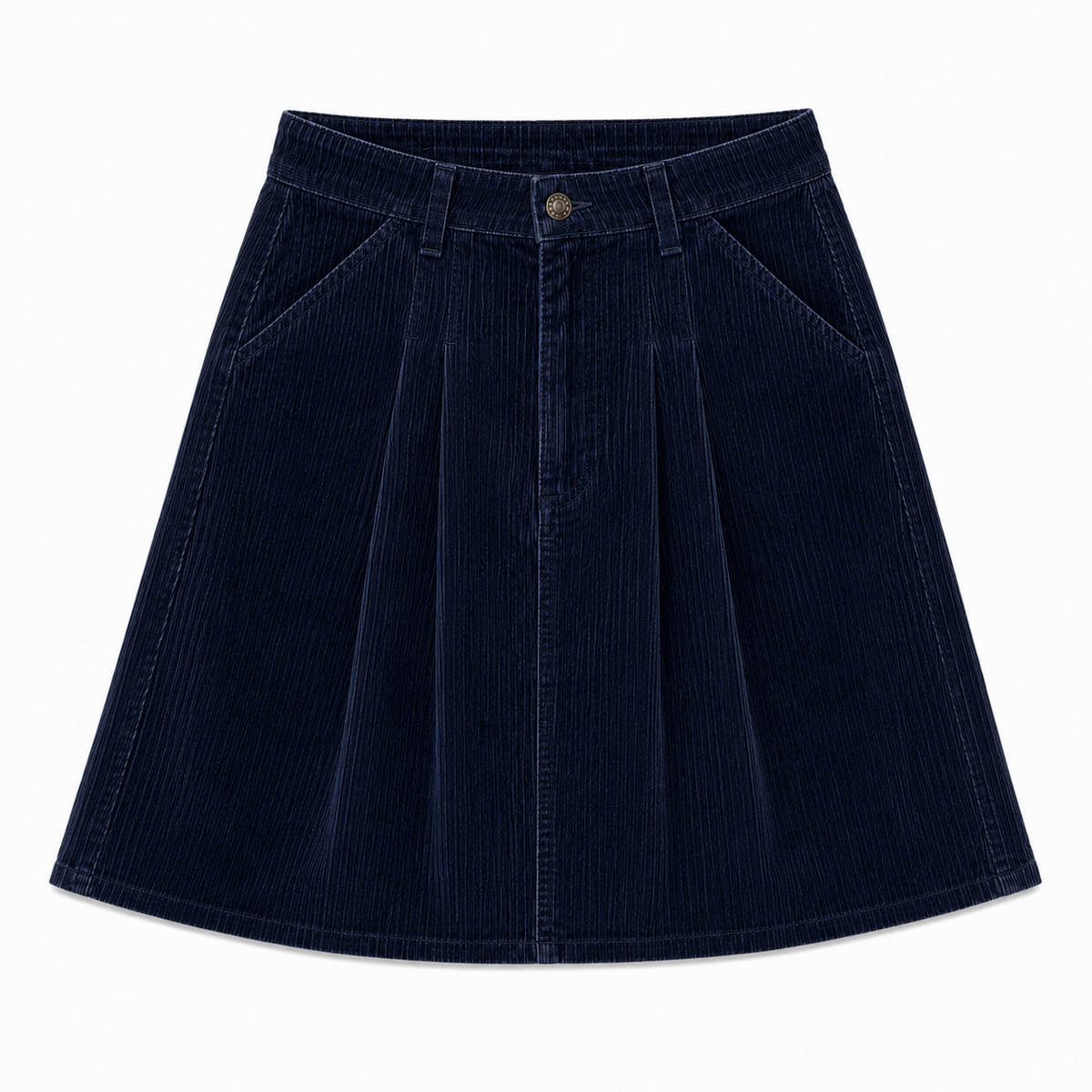 GROBUND Olivia nederdel - den i Navy fløjl