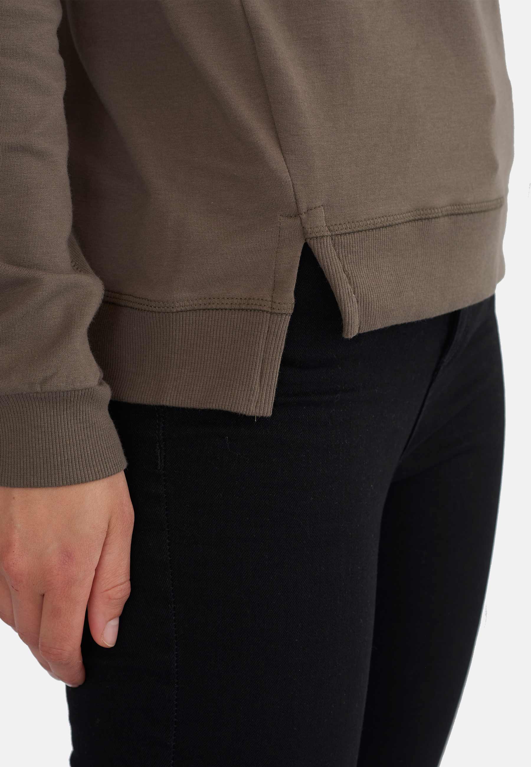 GROBUND Martha Sweatshirt - die in Muskat mit Seekalb