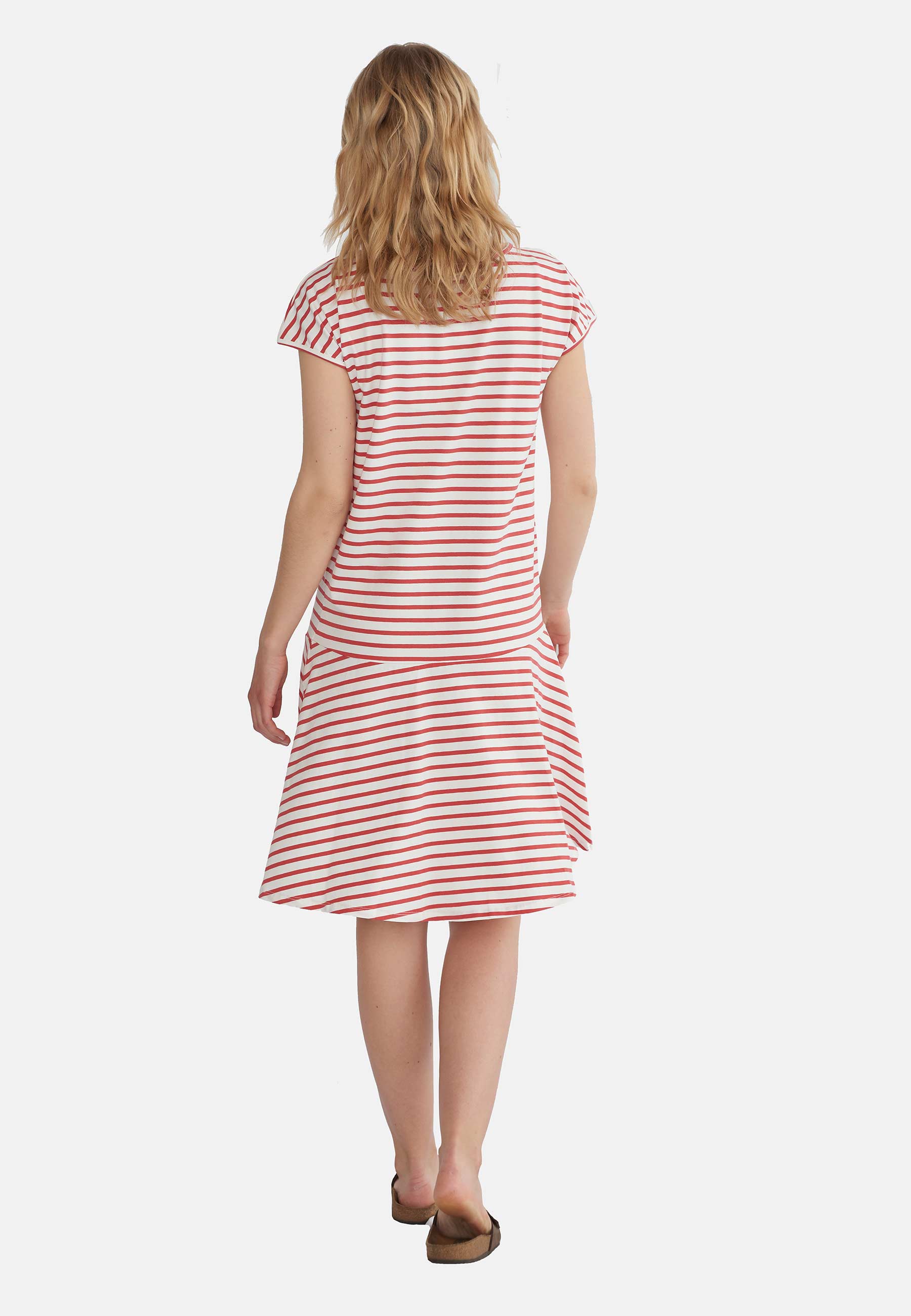 GROBUND Marianne Kleid - das mit den johannisbeerroten Streifen