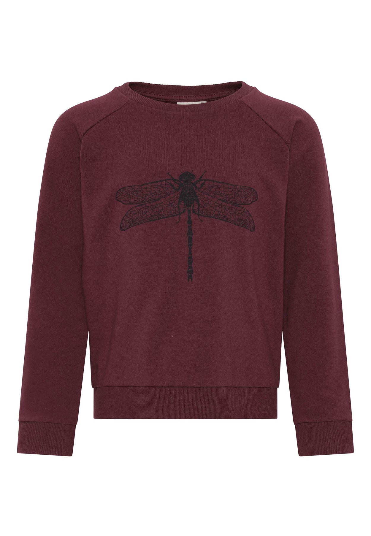 GROBUND Calle Sweatshirt Mini - die in Brombeerfarben mit Libelle