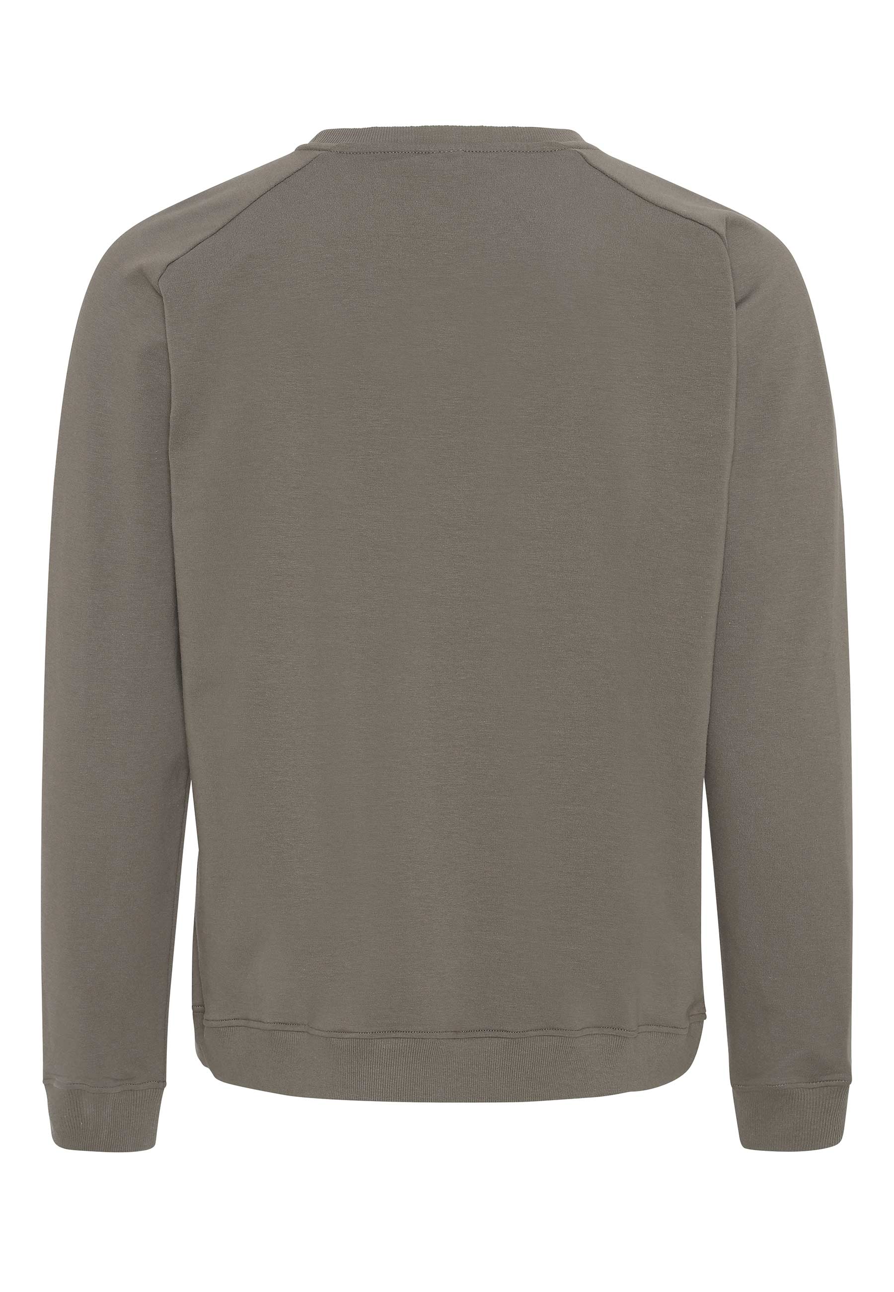 GROBUND Melvin Sweatshirt – die in Muskat mit Eichenhirsch