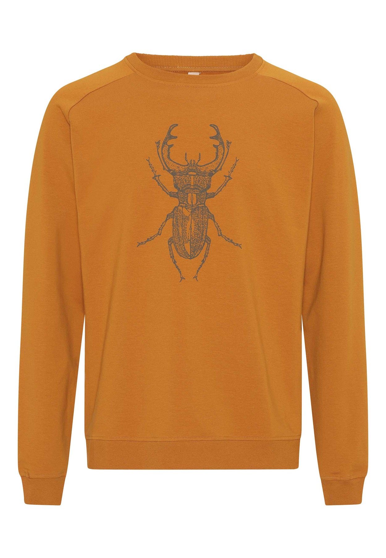GROBUND Melvin Sweatshirt – die goldfarbene mit Hirschkäfer