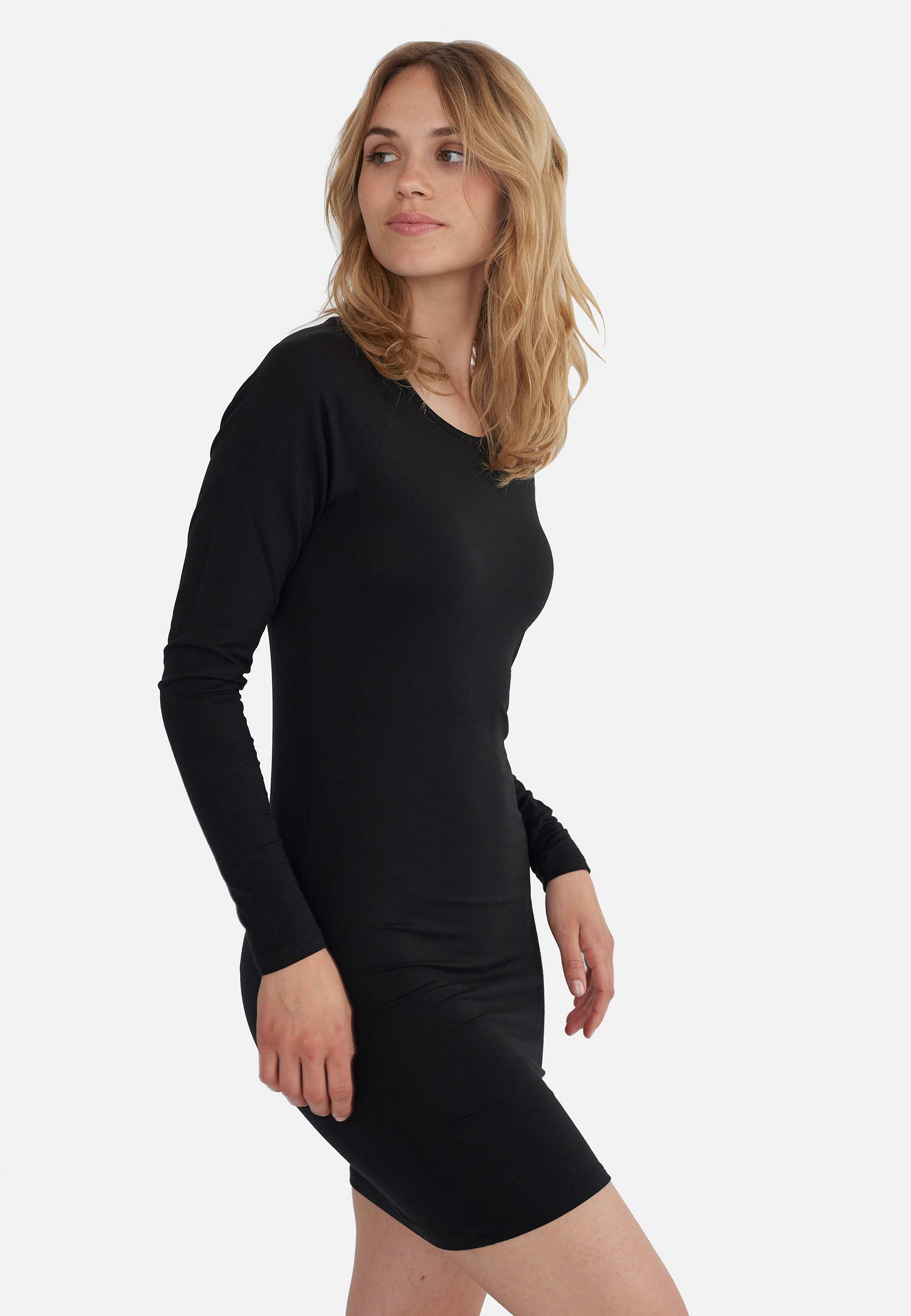 GROBUND Solvej Bluse – die lange aus Tencel