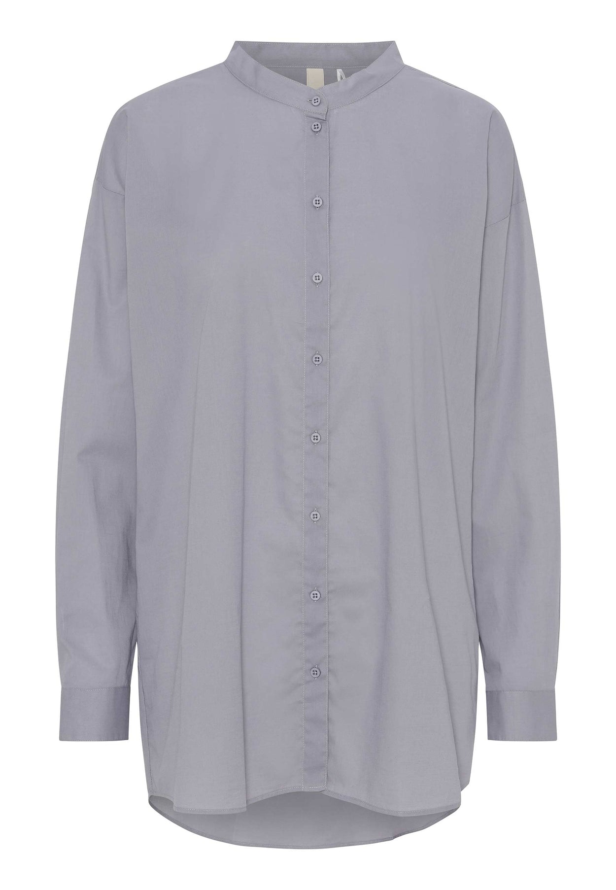 GROBUND Liva Hemd – das Oversize in himmelgrau