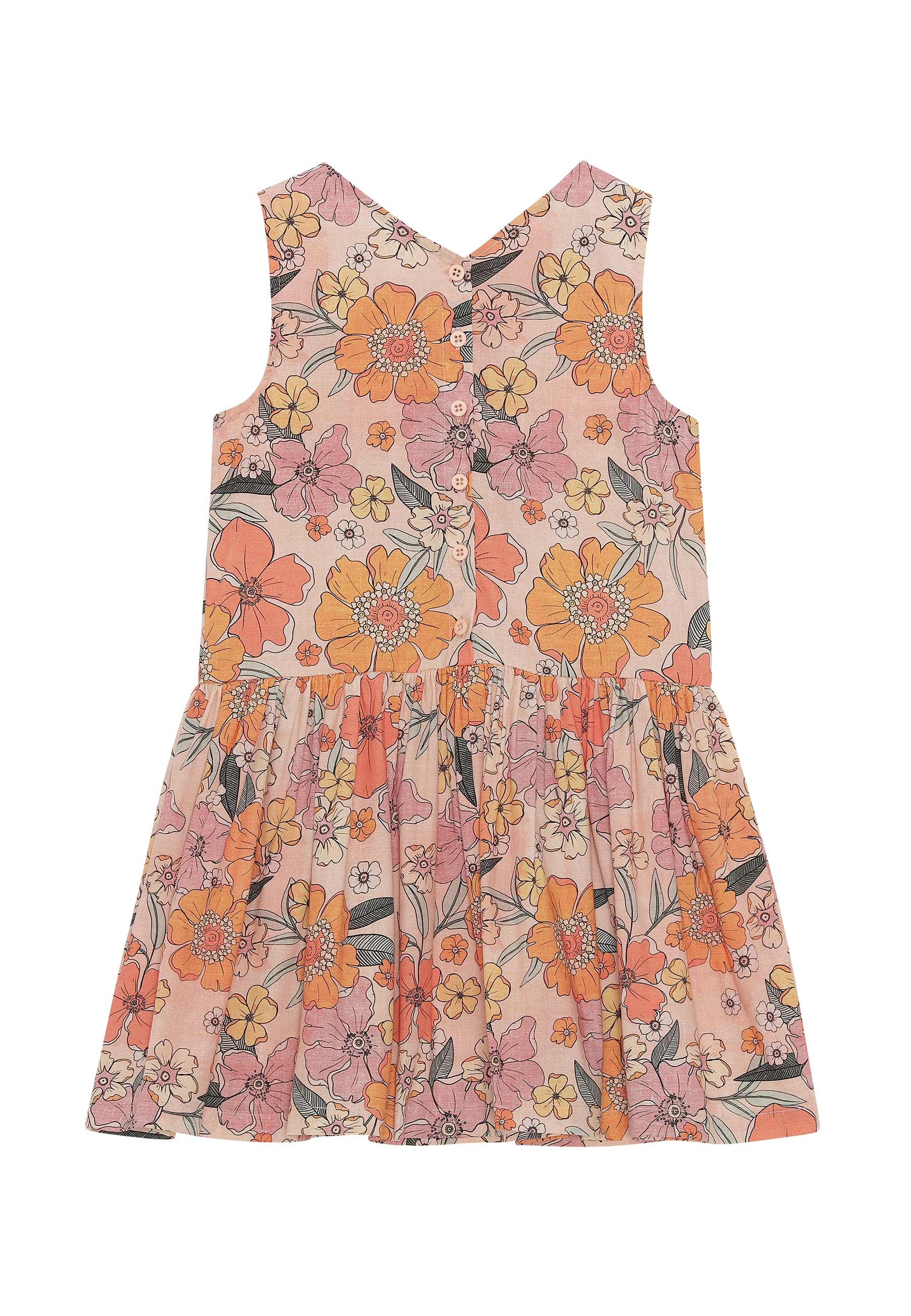 GROBUND Nini Kleid Mini - das mit Retro-Print