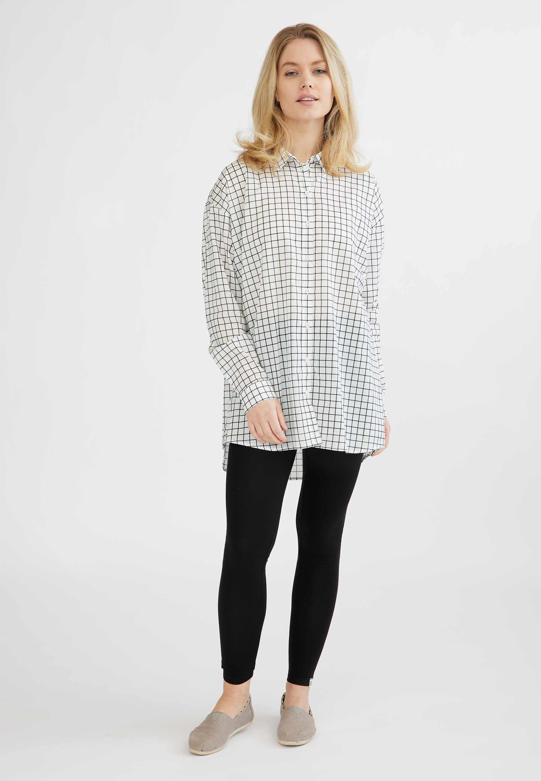 GROBUND Luna Hemd – das Oversize-Hemd mit Karomuster