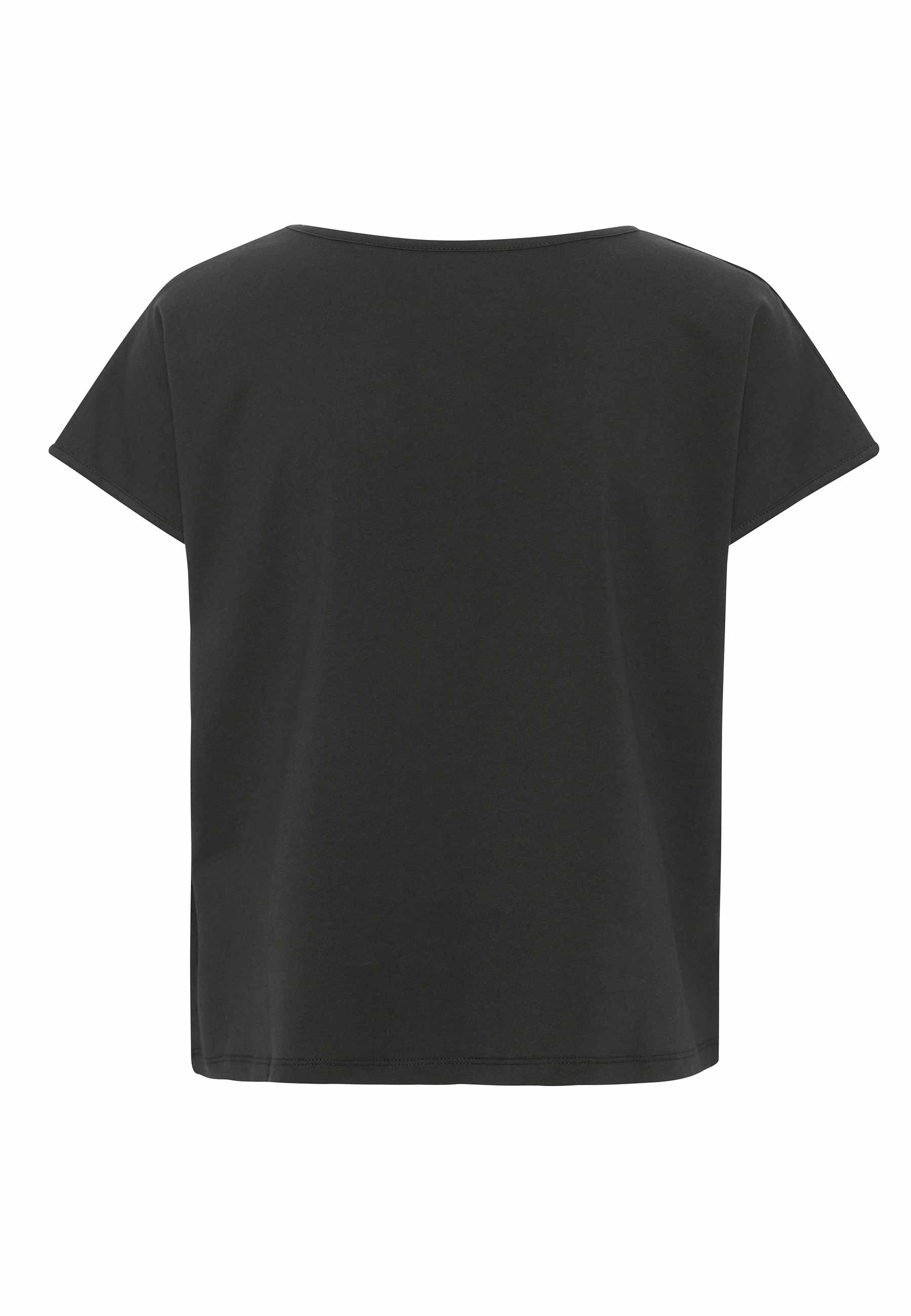 GROBUND Karen T-Shirt – die kurze in Schwarz