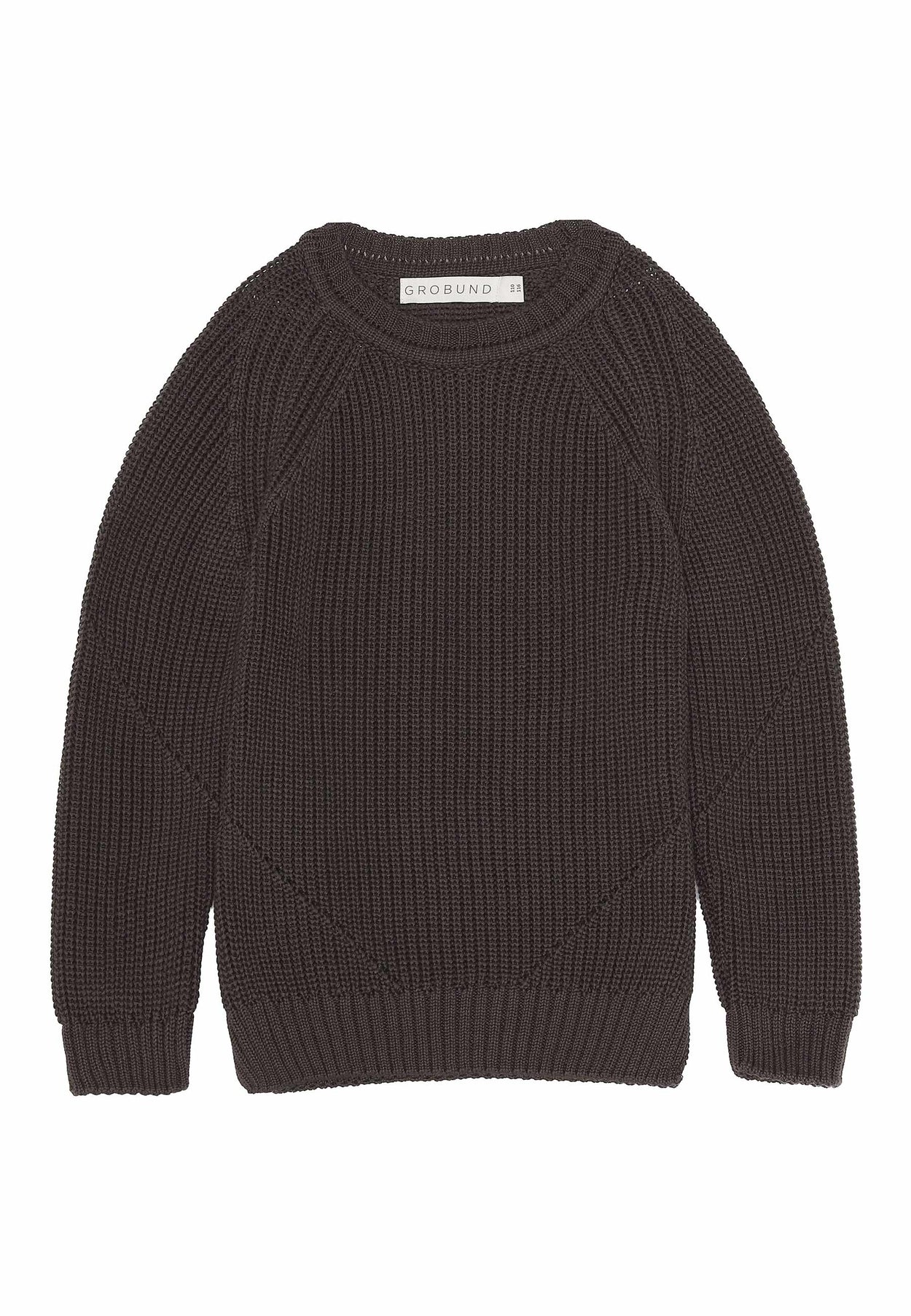 GROBUND Silly strikken mini – die aus Patentstrick in warmem Grau
